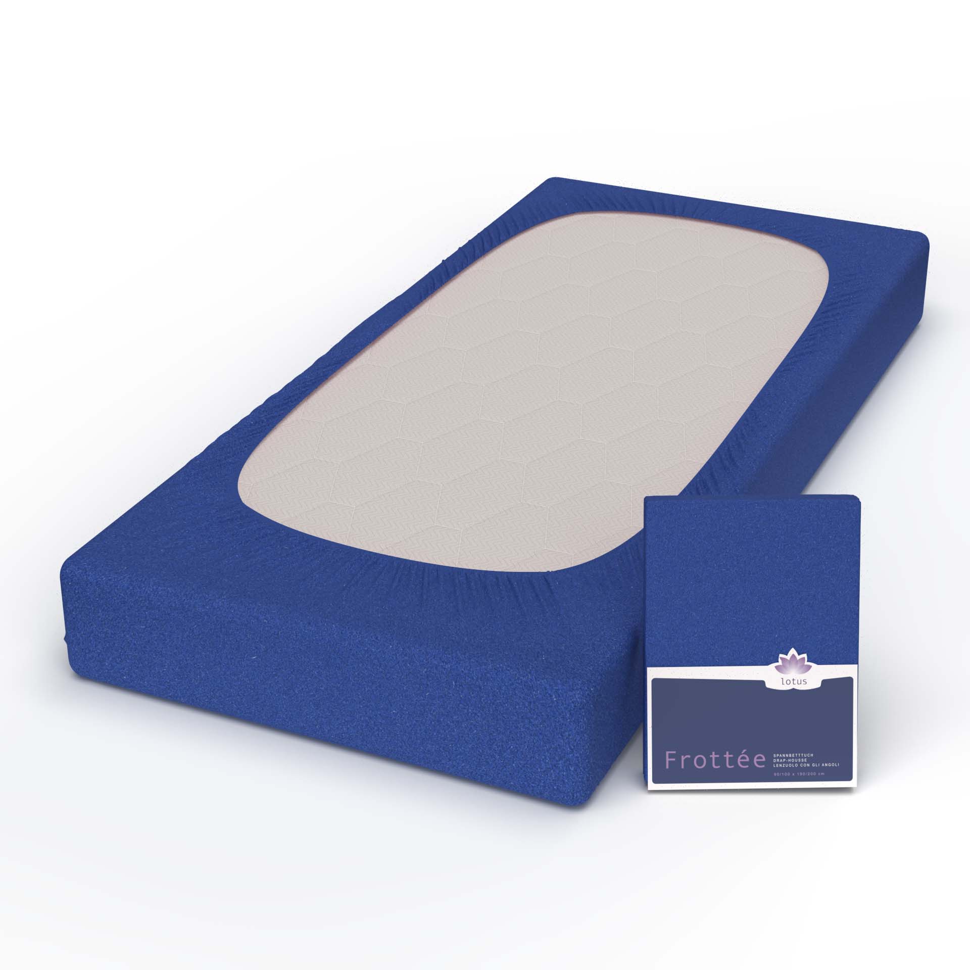 Lotus terry fitted sheet Comfort