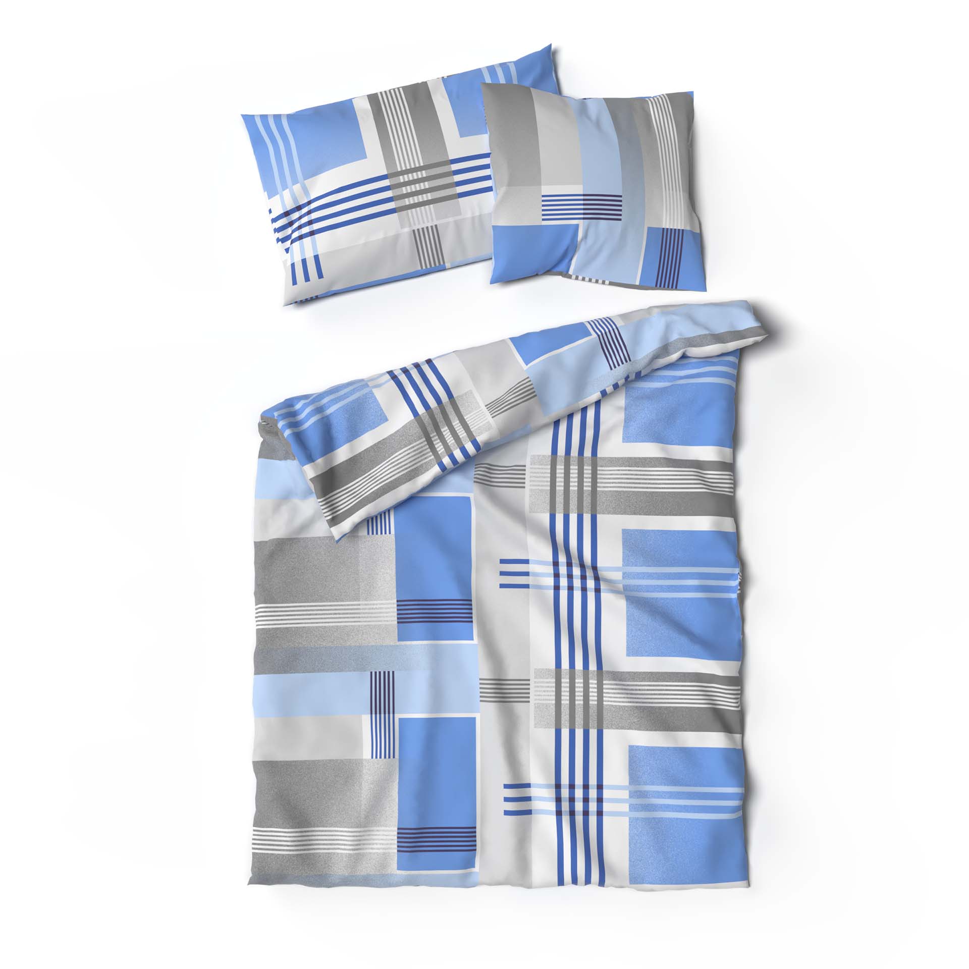 Lotus Bettwäsche Jersey Jeffrey blau