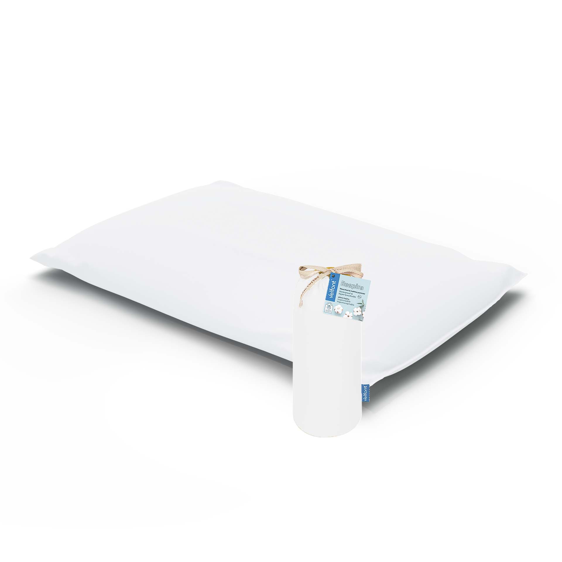 Velfont Respira Taie d'Oreiller imperméable 50x70cm / 69 blanc