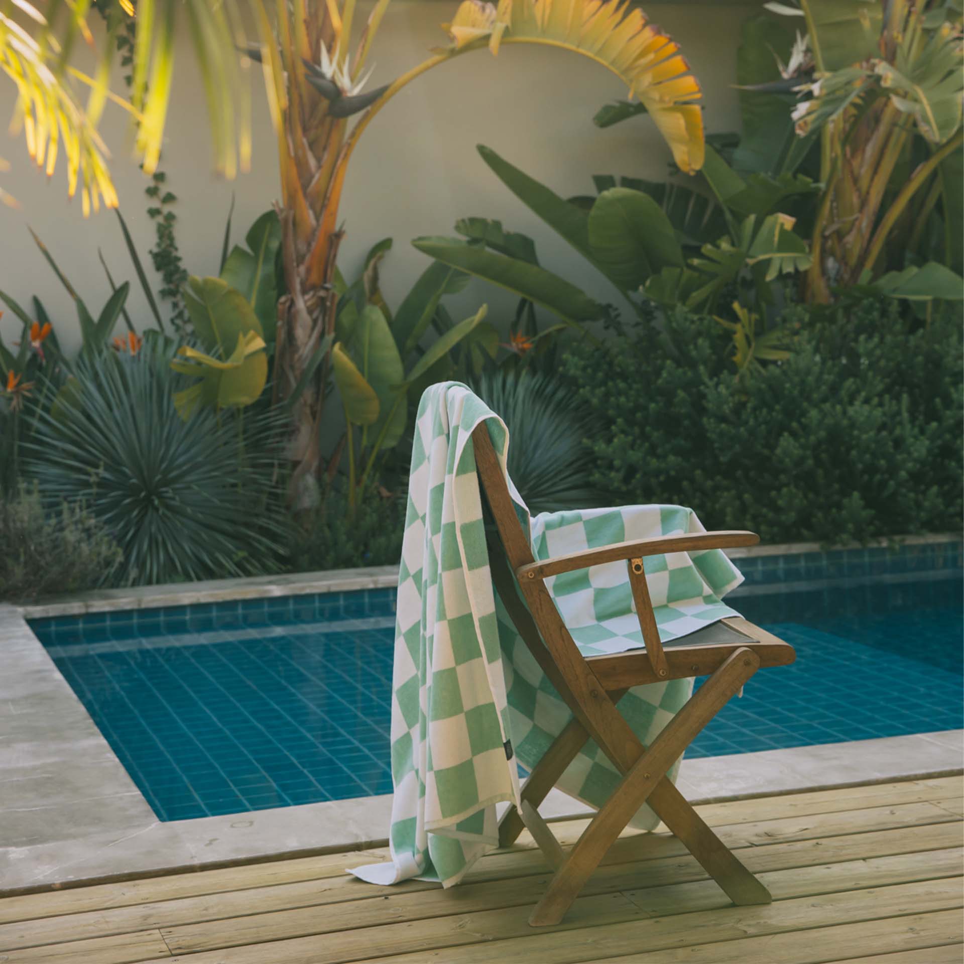 Torres Novas Gibalta Karo linge de plage vert jade Linge de plage