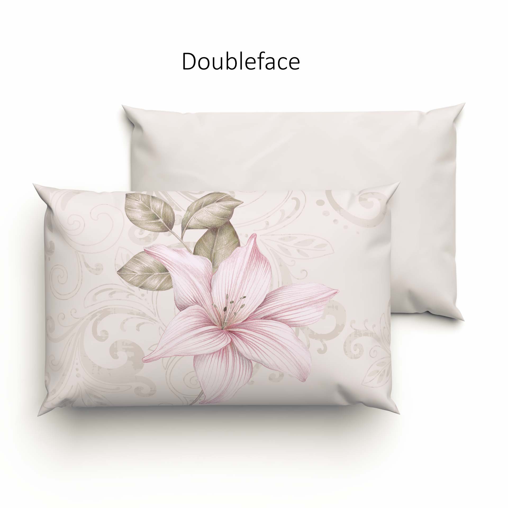 Lotus bed linen Satin Scarlett