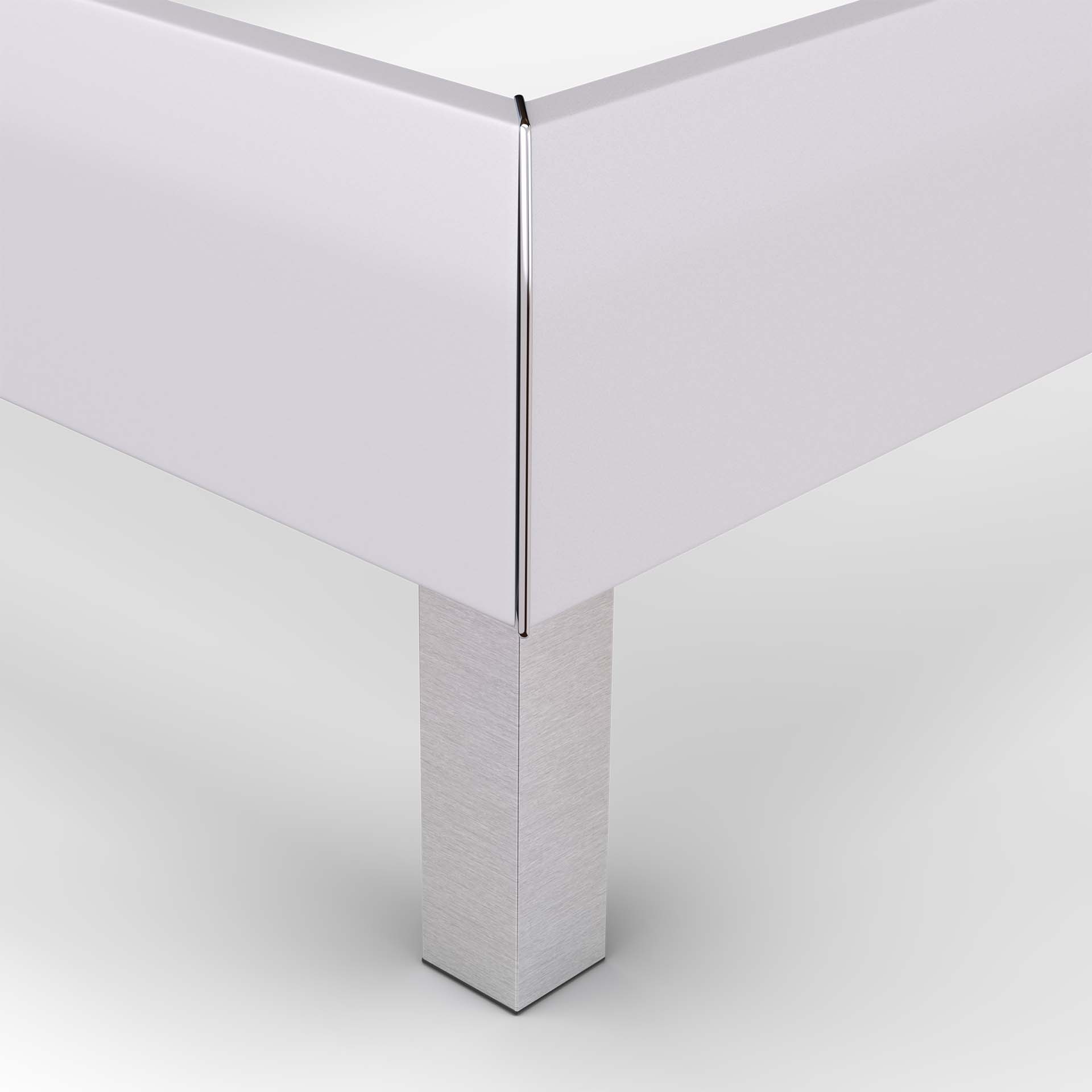 Melody bed frame white