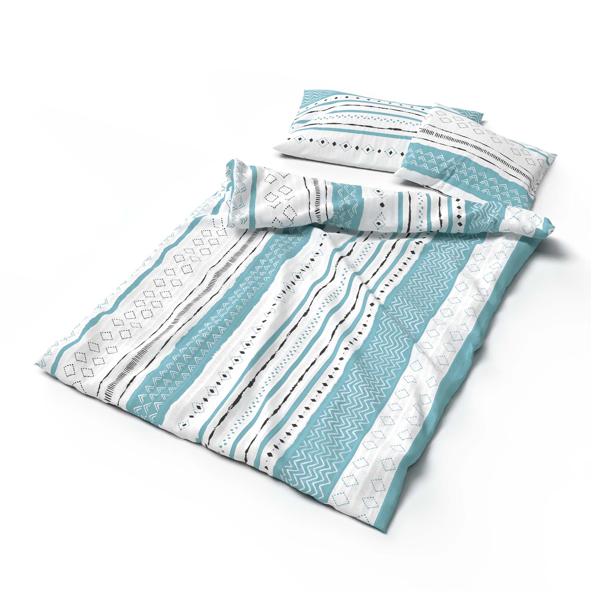 Lotus bed linen Seersucker Sananda Lotus bed linen Seersucker Sananda