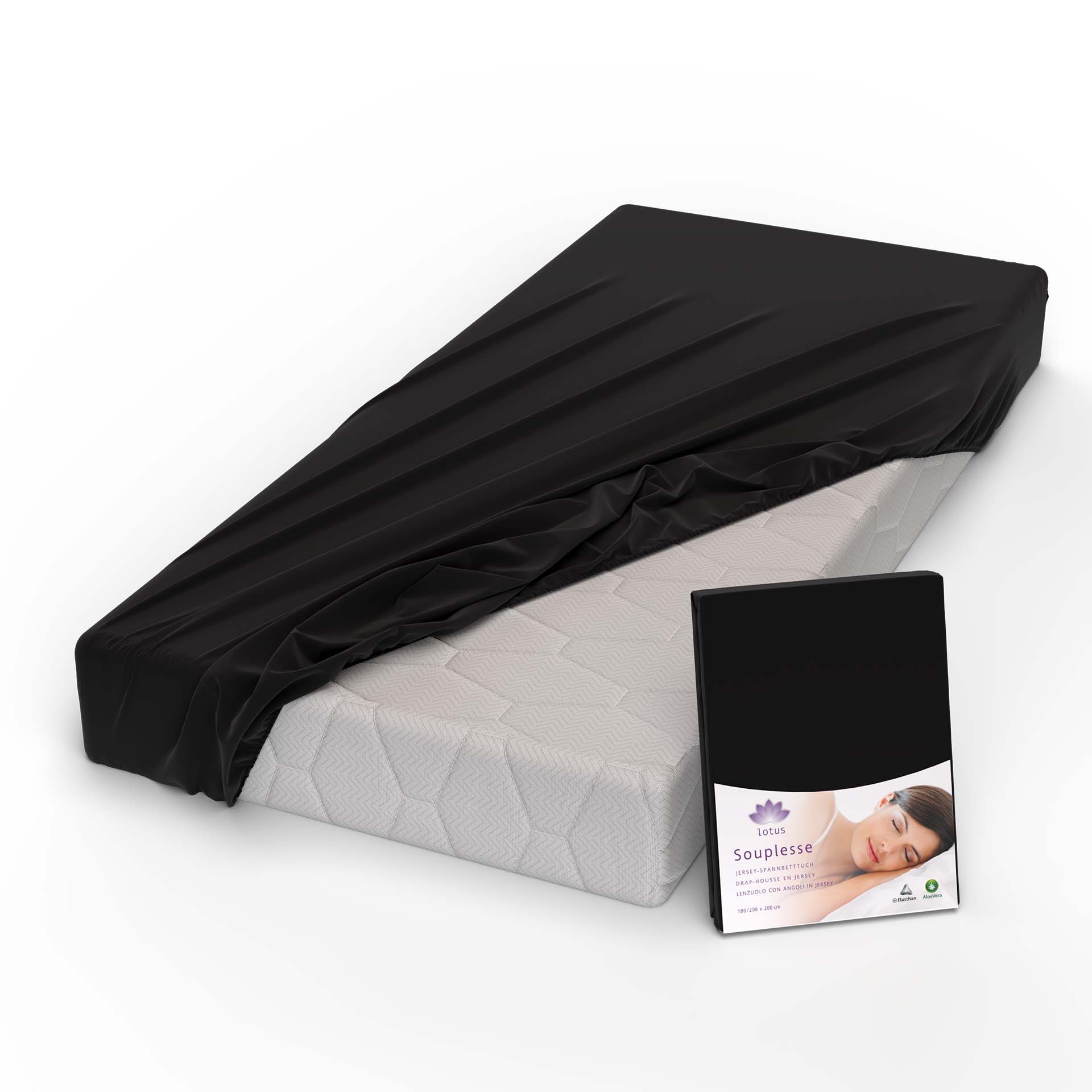 Lotus Jersey Fitted Sheet Souplesse