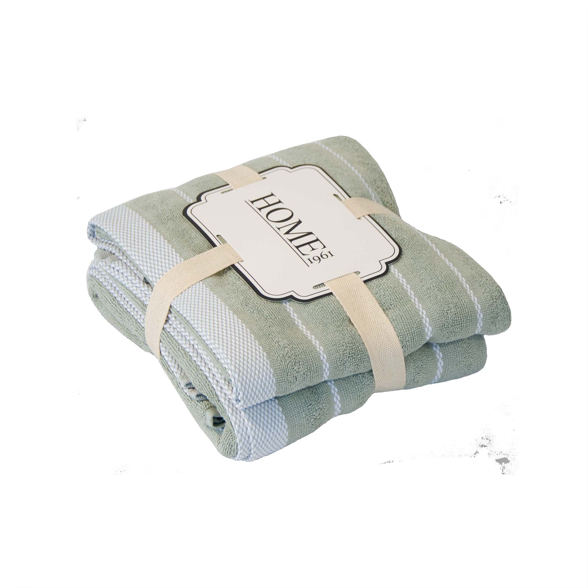 Frottéwäsche 2er Set - Handtuch und Duschtuch - Hayden