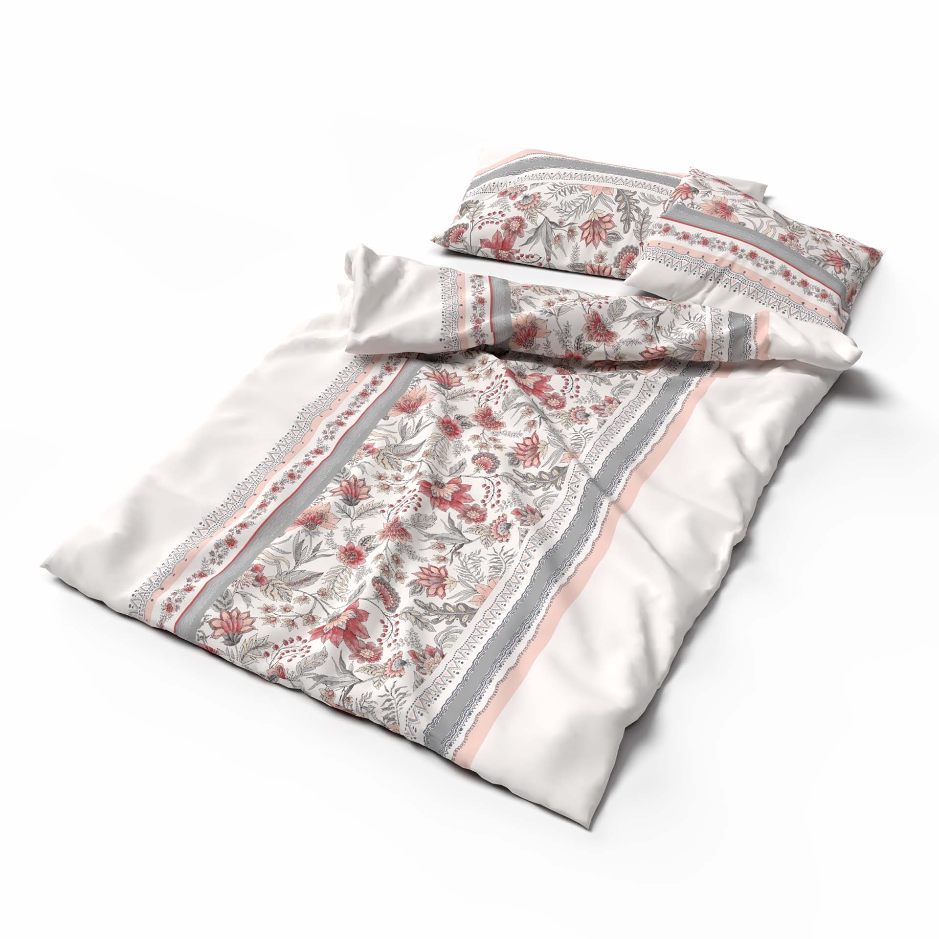 Lotus linge de lit satin Tadeja