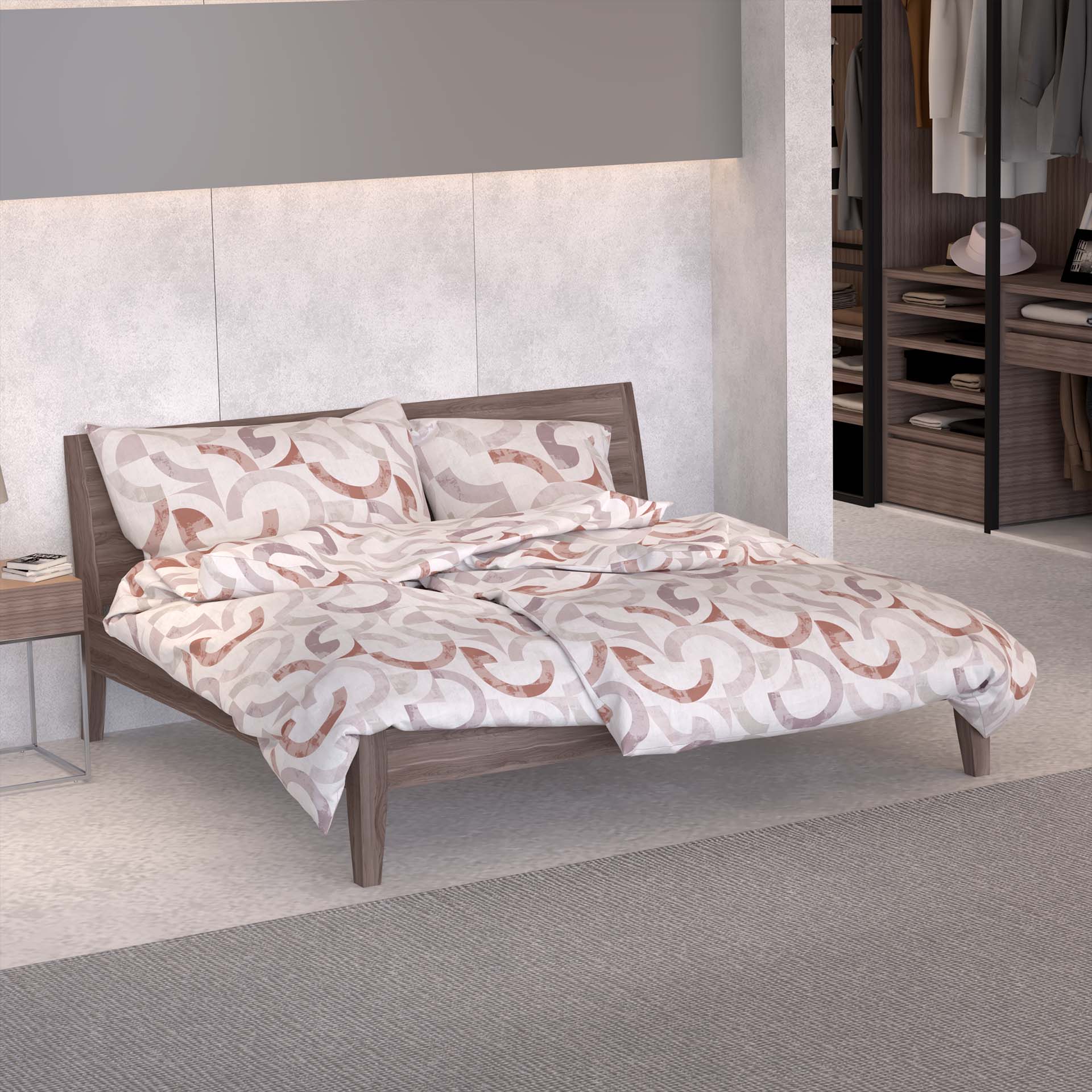 Lotus Bettwäsche Linen blend Barnabas