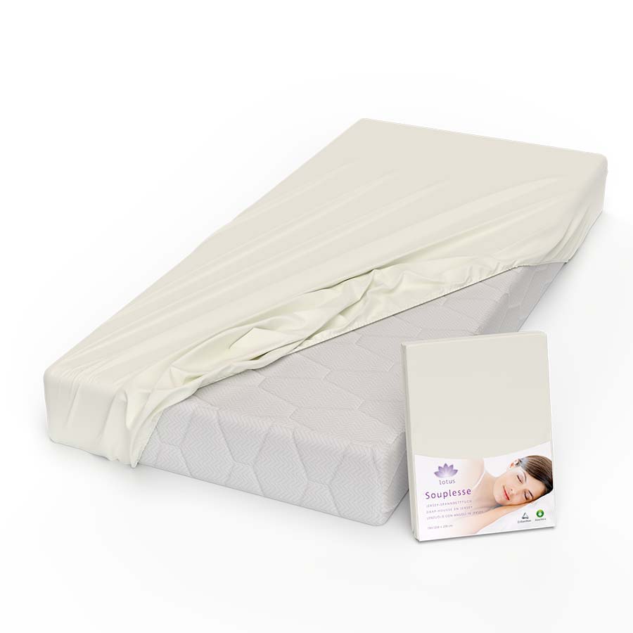 Lotus Jersey Fitted Sheet Souplesse