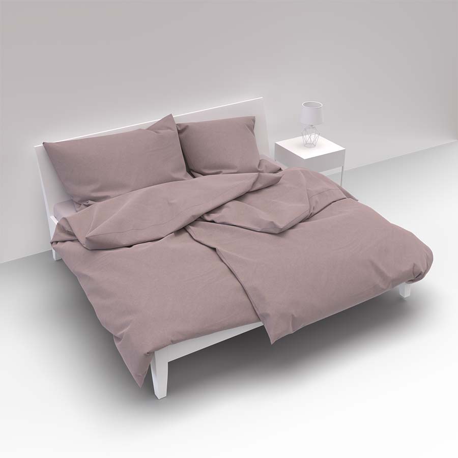 Lotus bed linen Satin uni