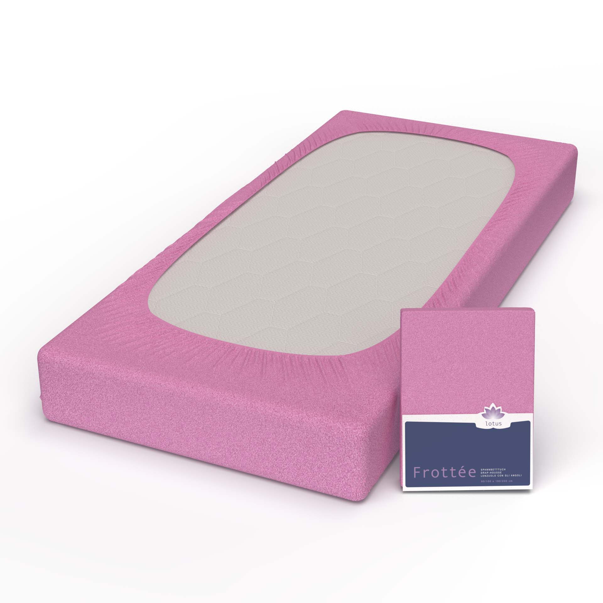 Lotus terry fitted sheet Comfort