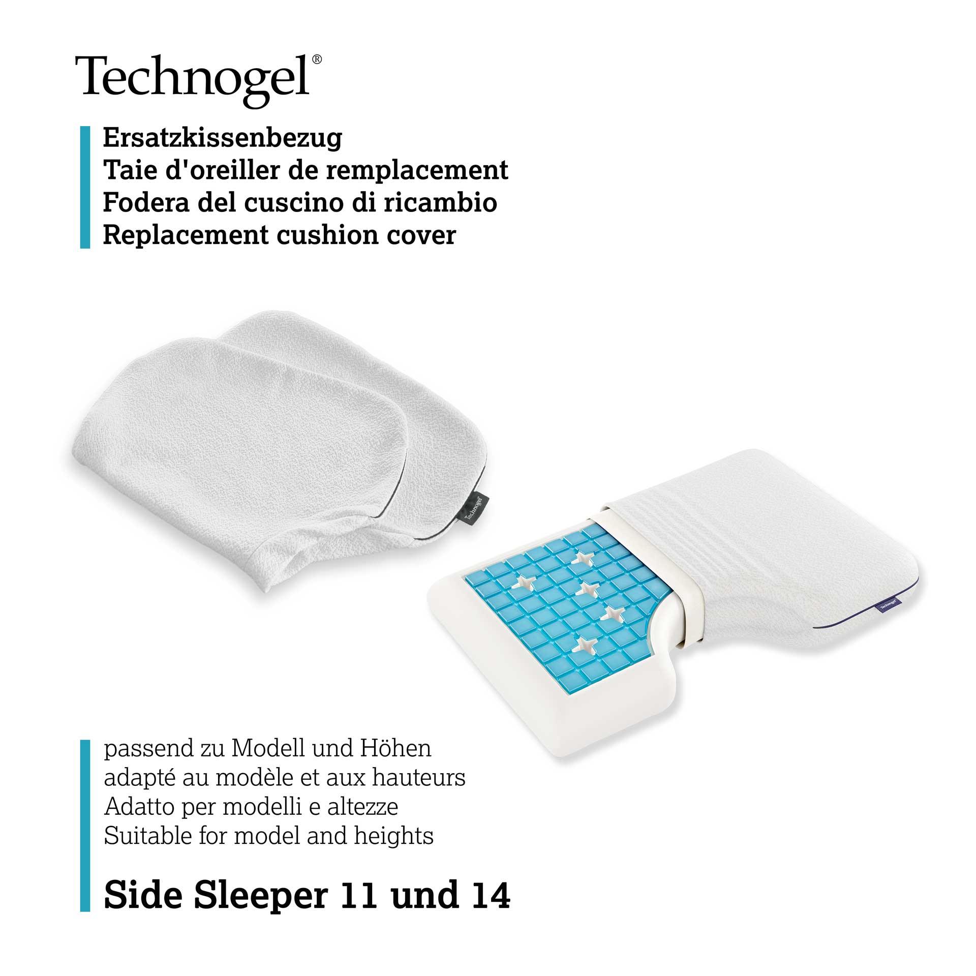 Technogel Kissen Side Sleeper Ersatzhülle