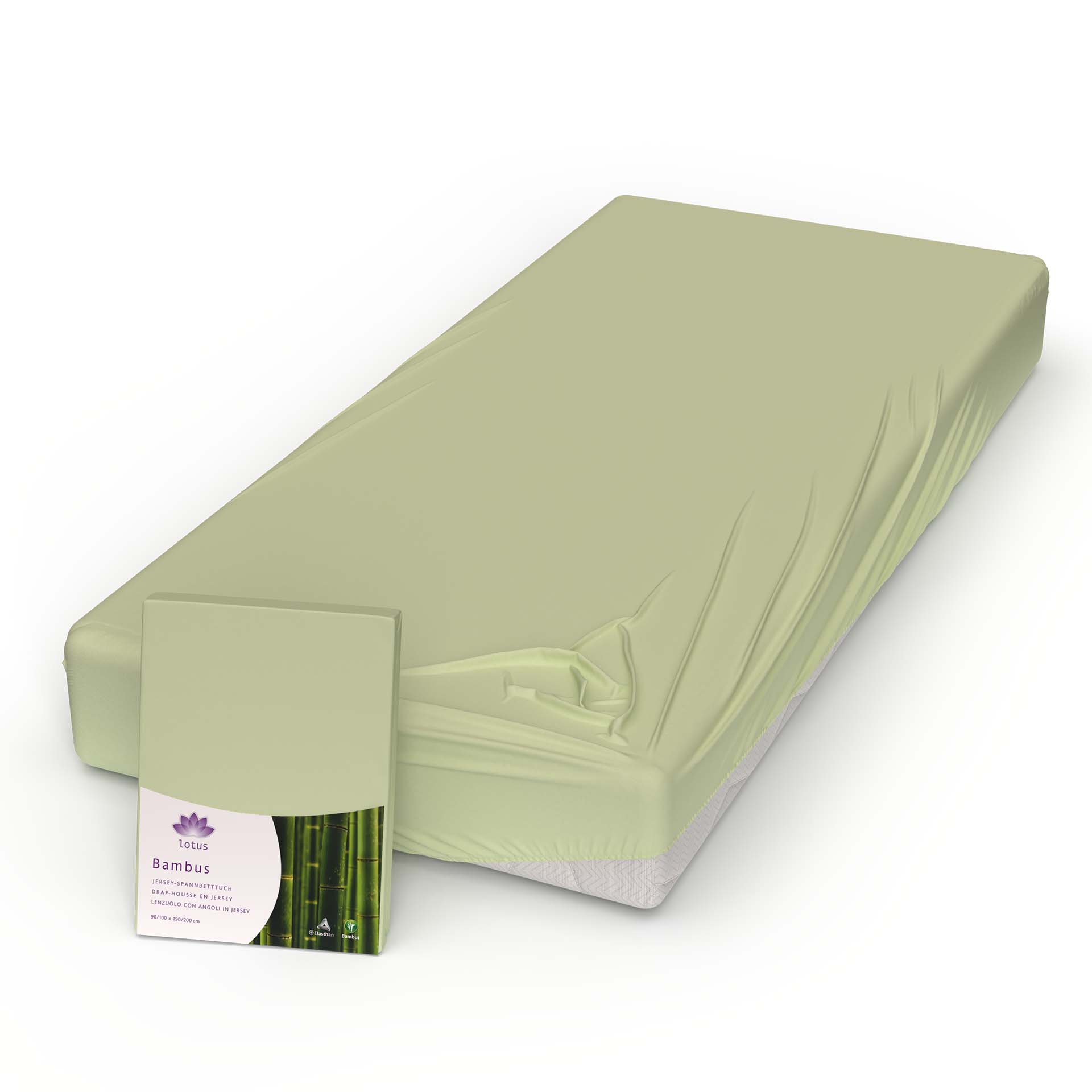 Lotus drap-housse bambou jersey Lotus drap-housse bambou jersey