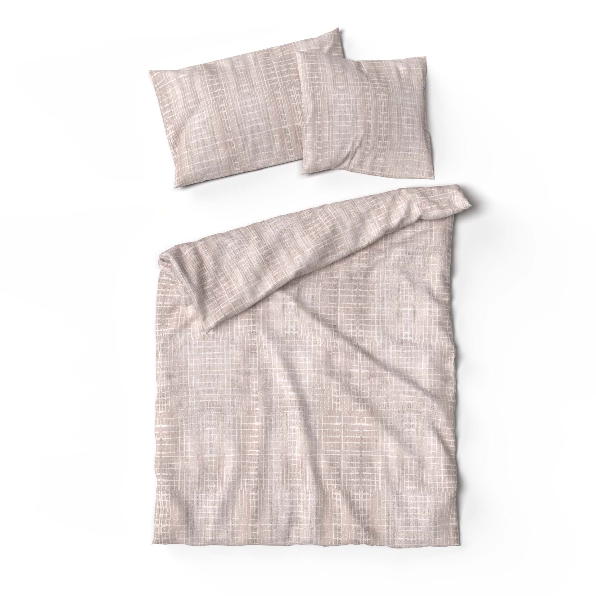 Lotus bed linen Bamboo Skara greige