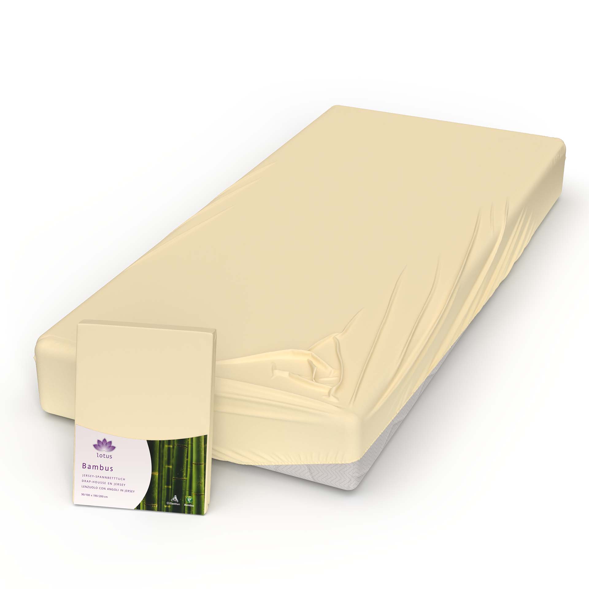 Lotus drap-housse bambou jersey Lotus drap-housse bambou jersey
