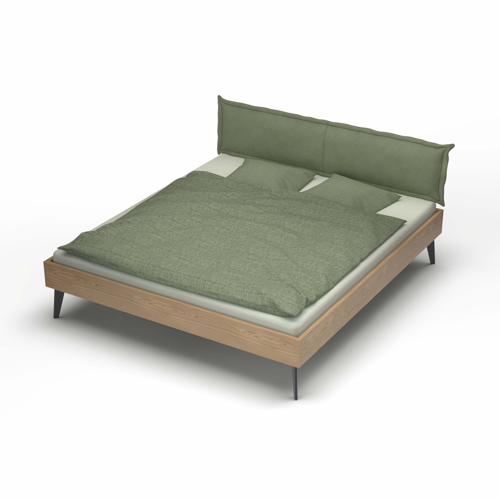 Madeera Lit en bois massif Ledra