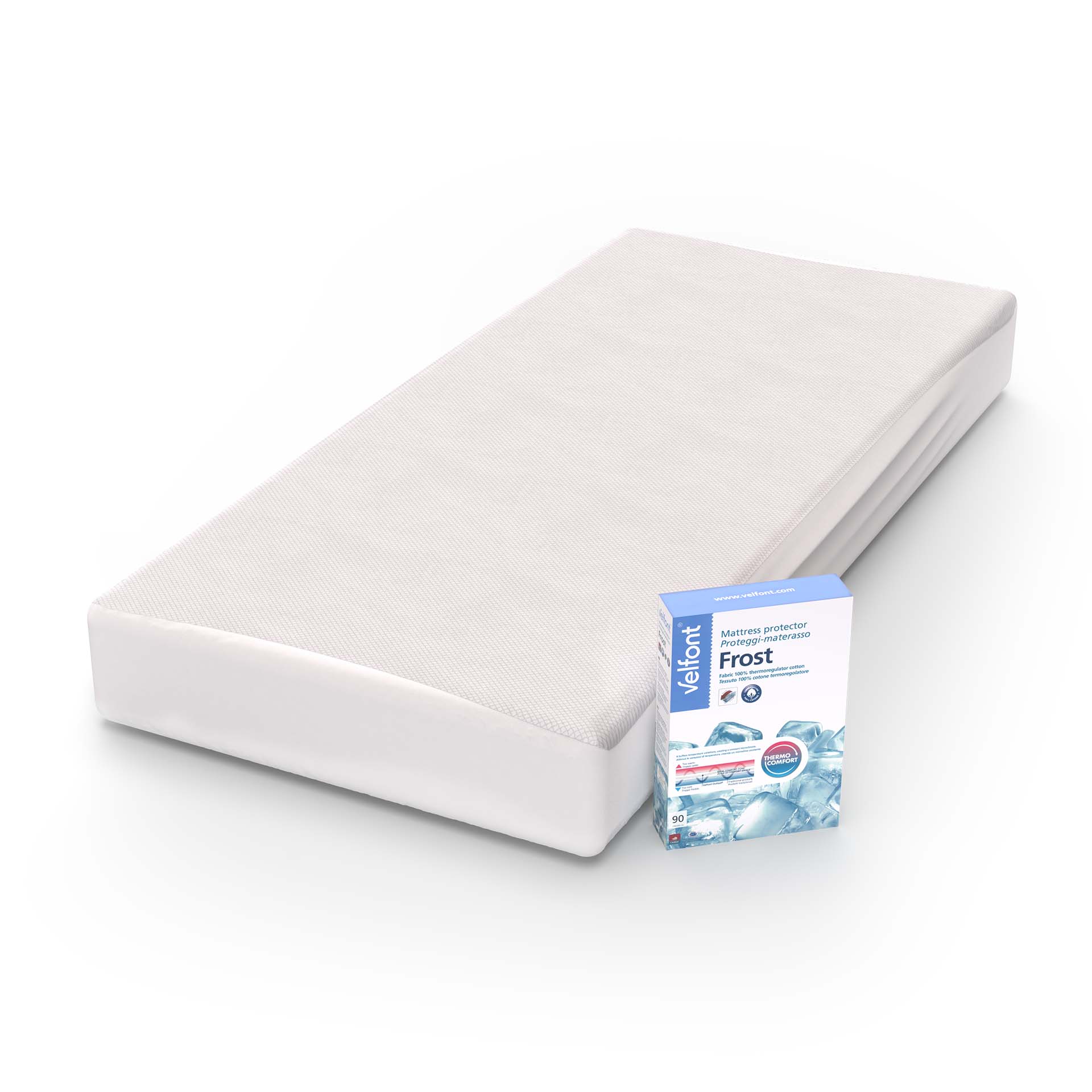 Velfont Frost thermoregulating/Outlast mattress protector