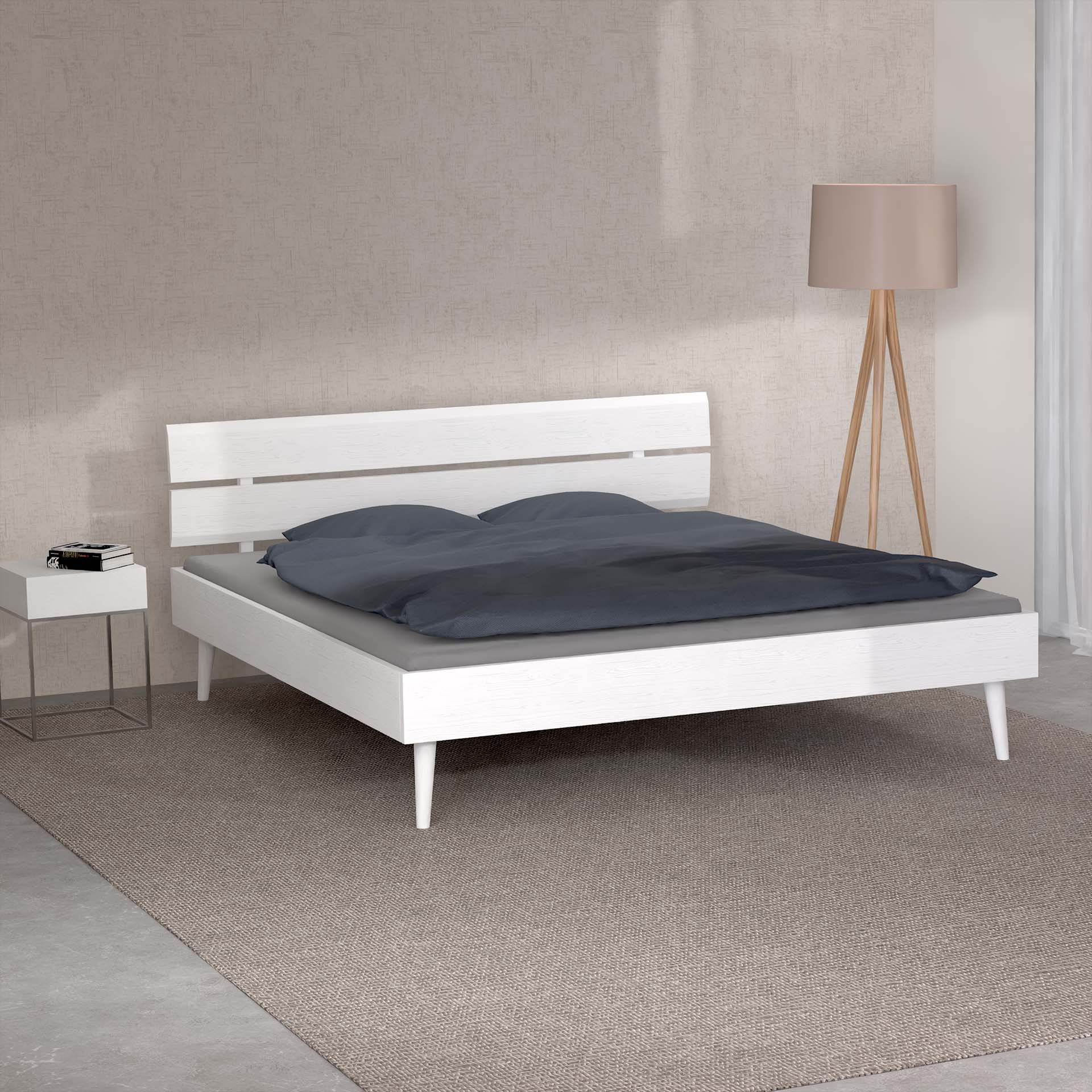 Lit Madeera Faro en pin blanc