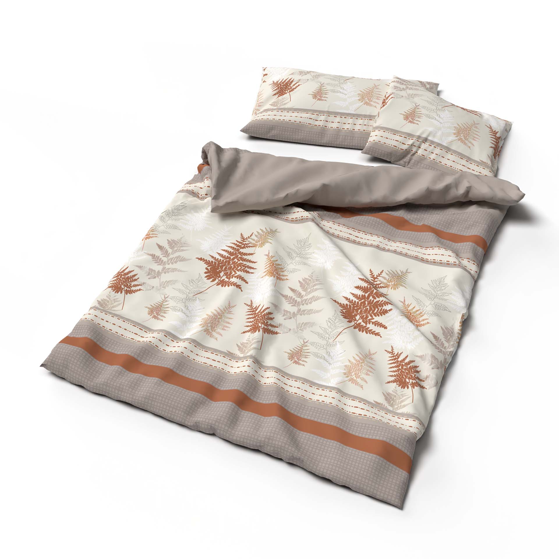 Lotus bed linen Satin Farn