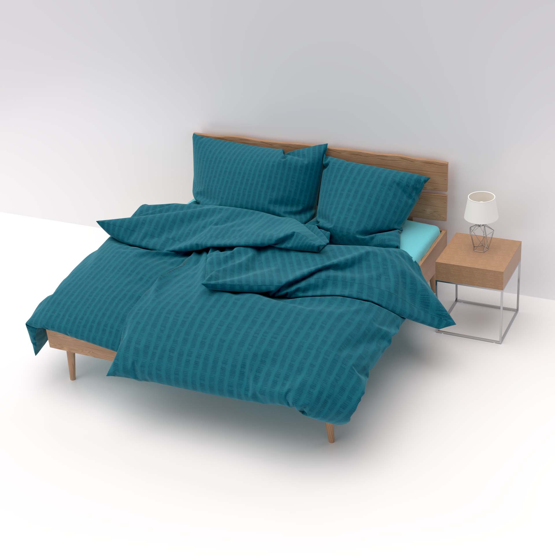 Lotus Bettwäsche Satin Seersucker uni