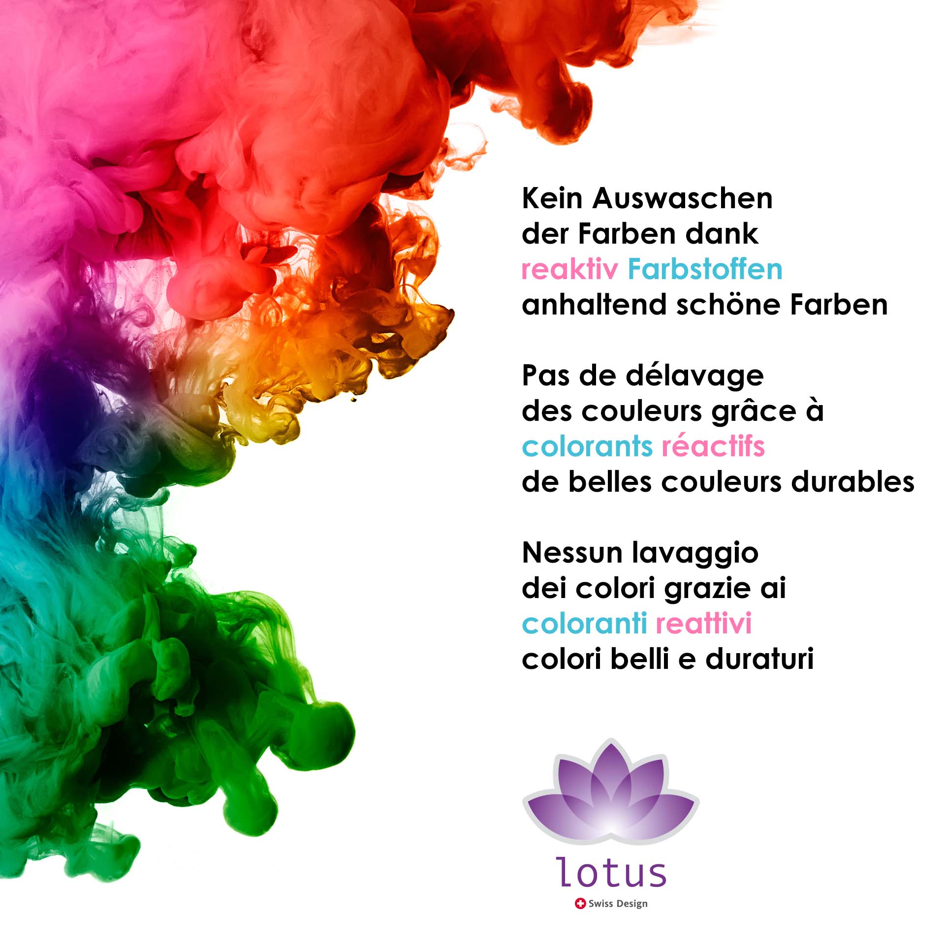 Lotus Bettwäsche Bambus Streifen blau 