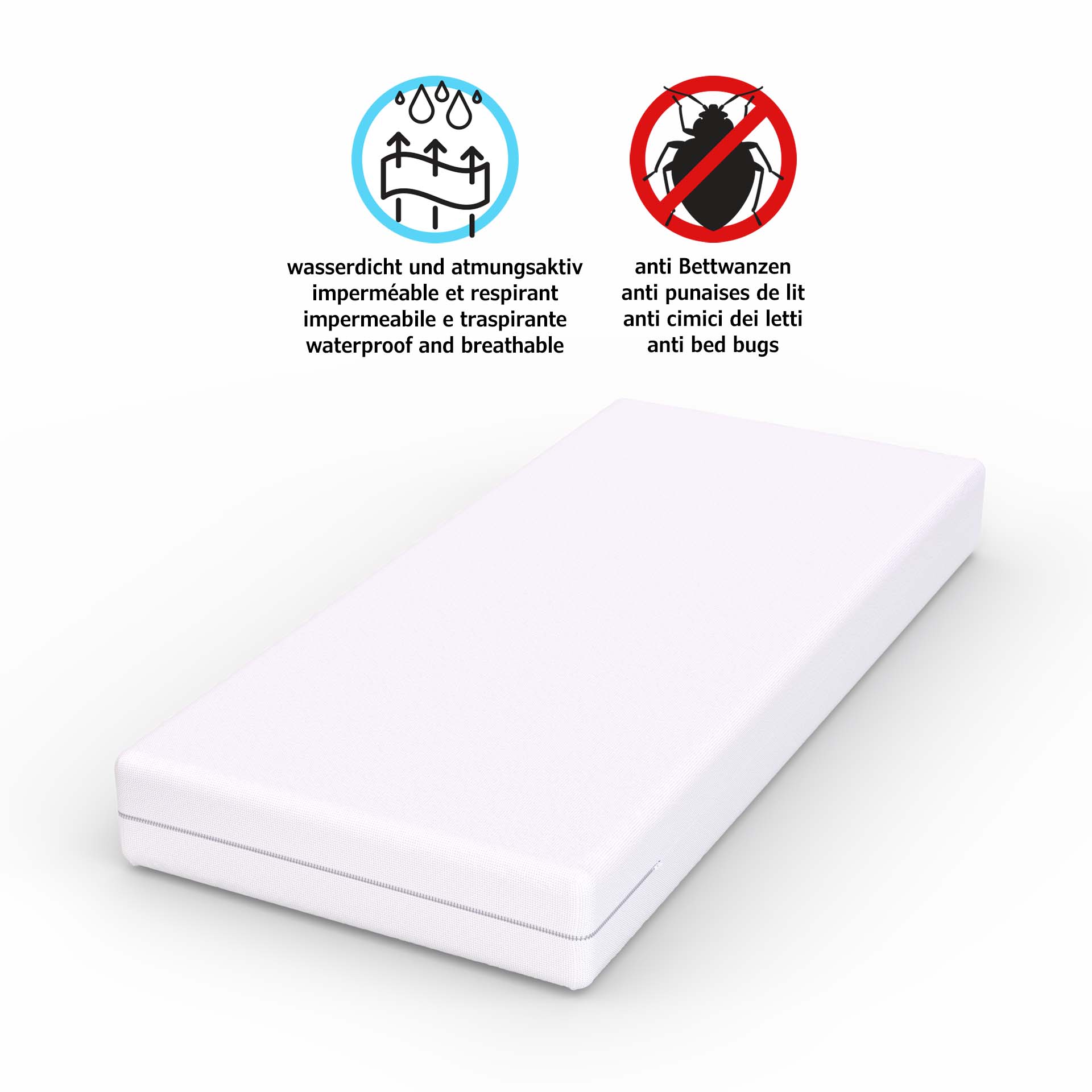 Velfont mattress cover anti bedbug