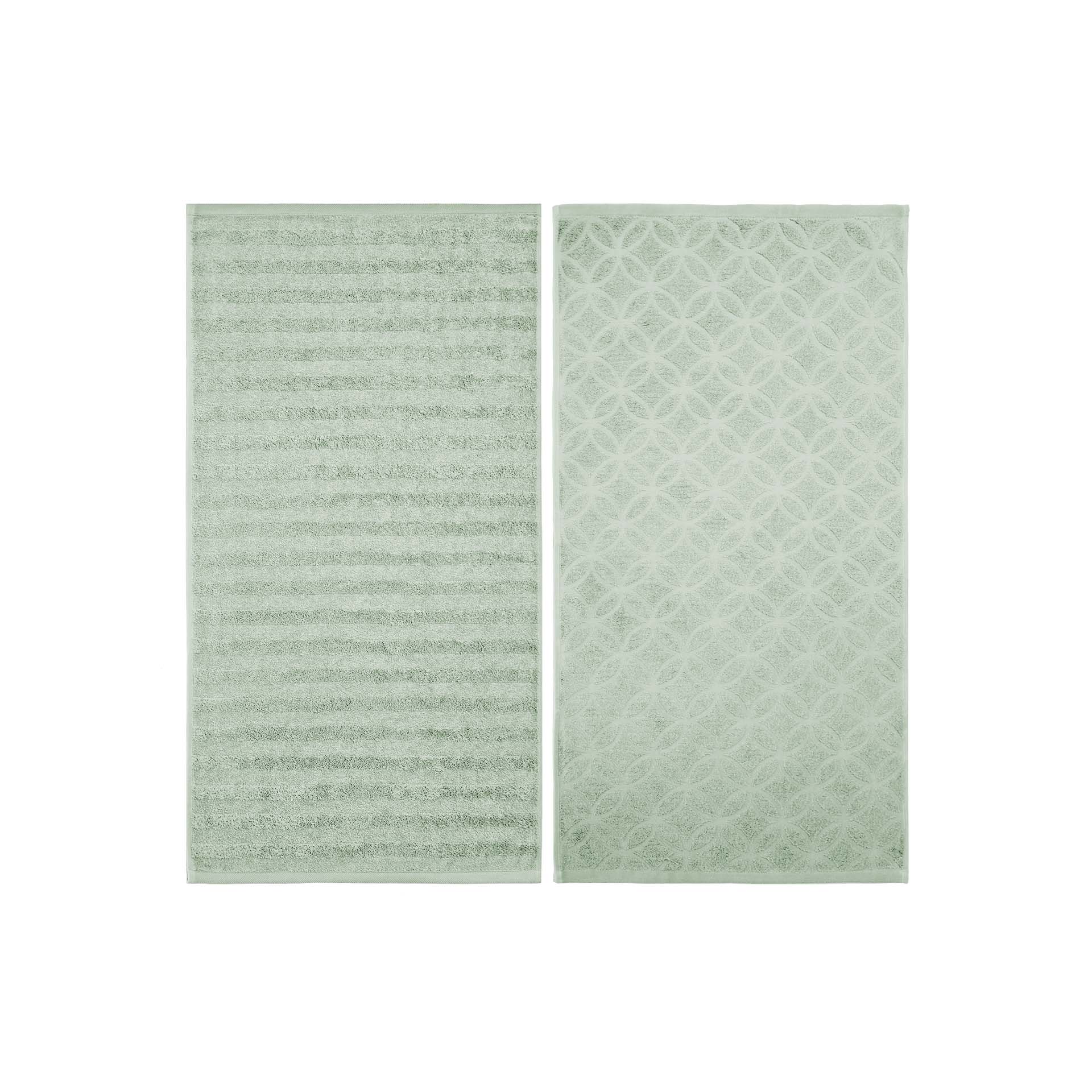 Frottéwäsche 2er Set Handtuch 50x90 cm - Ranura und Vibe