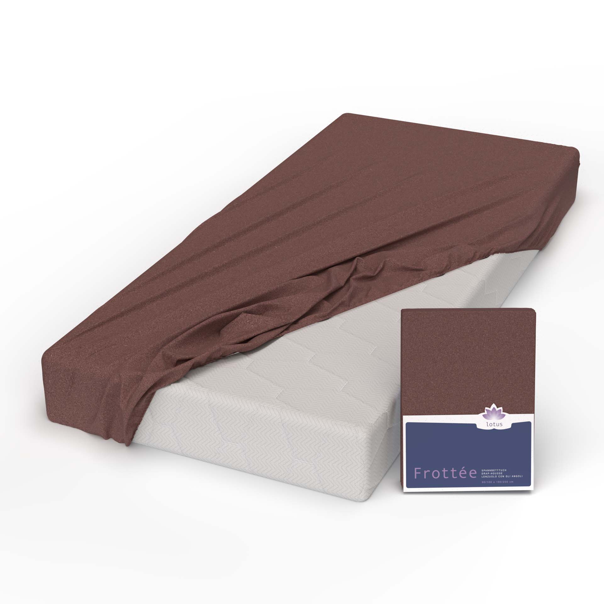 Lotus terry fitted sheet Comfort