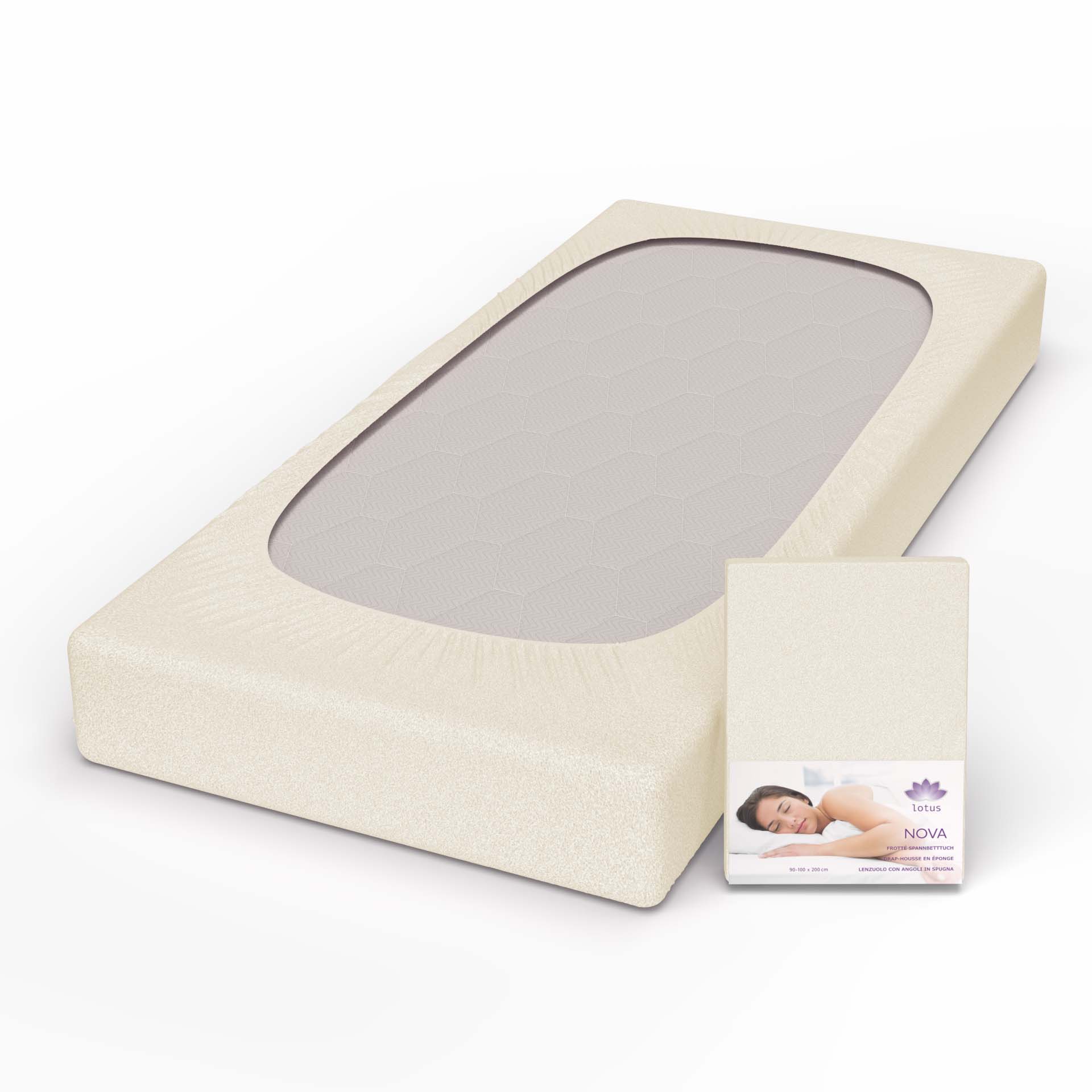 Lotus drap-housse frotté Nova