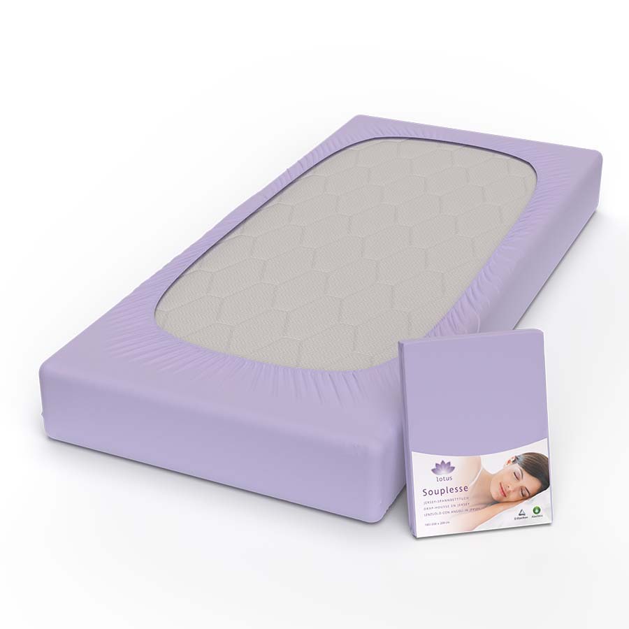 Lotus Jersey Fitted Sheet Souplesse
