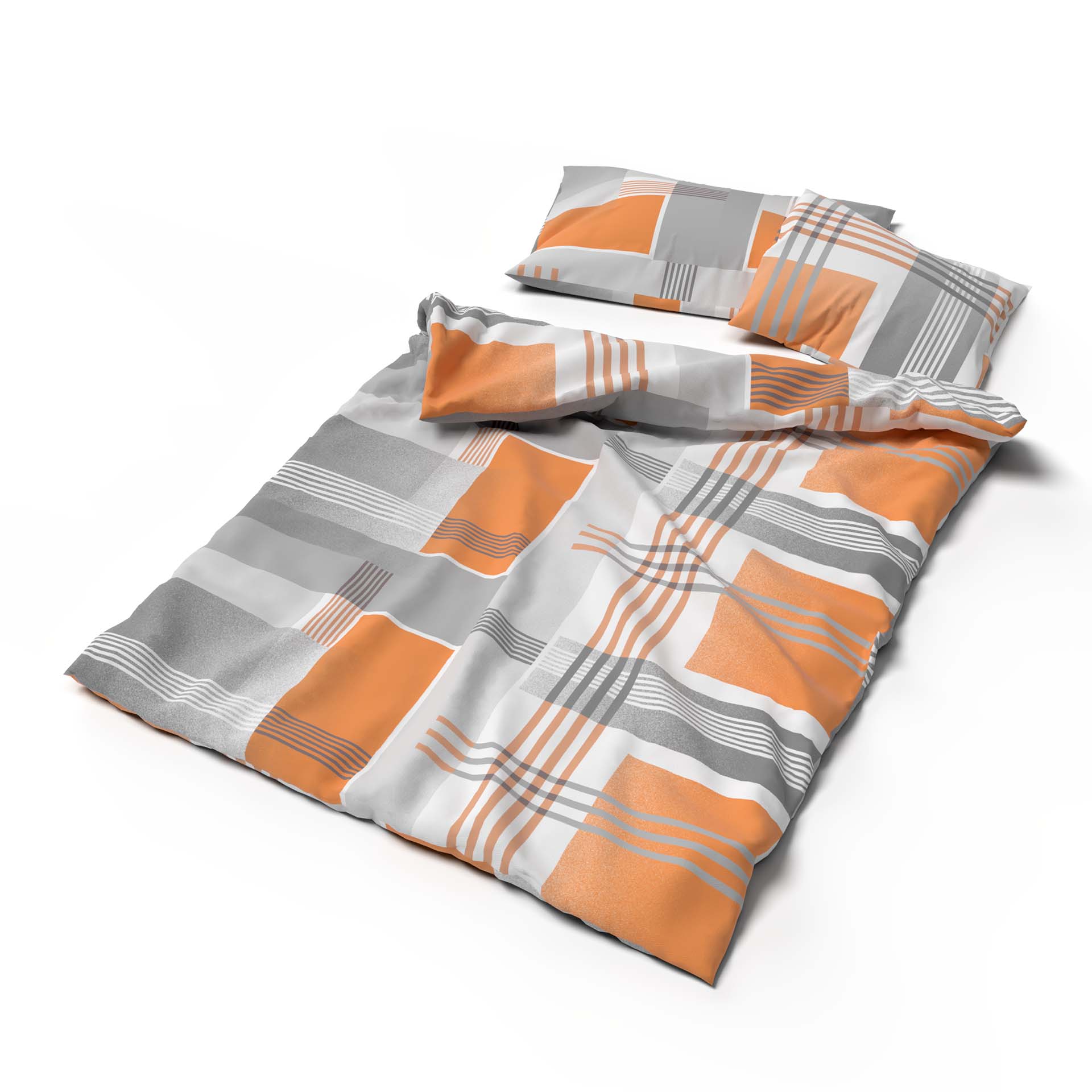 Lotus Bettwäsche Jersey Jeffrey orange