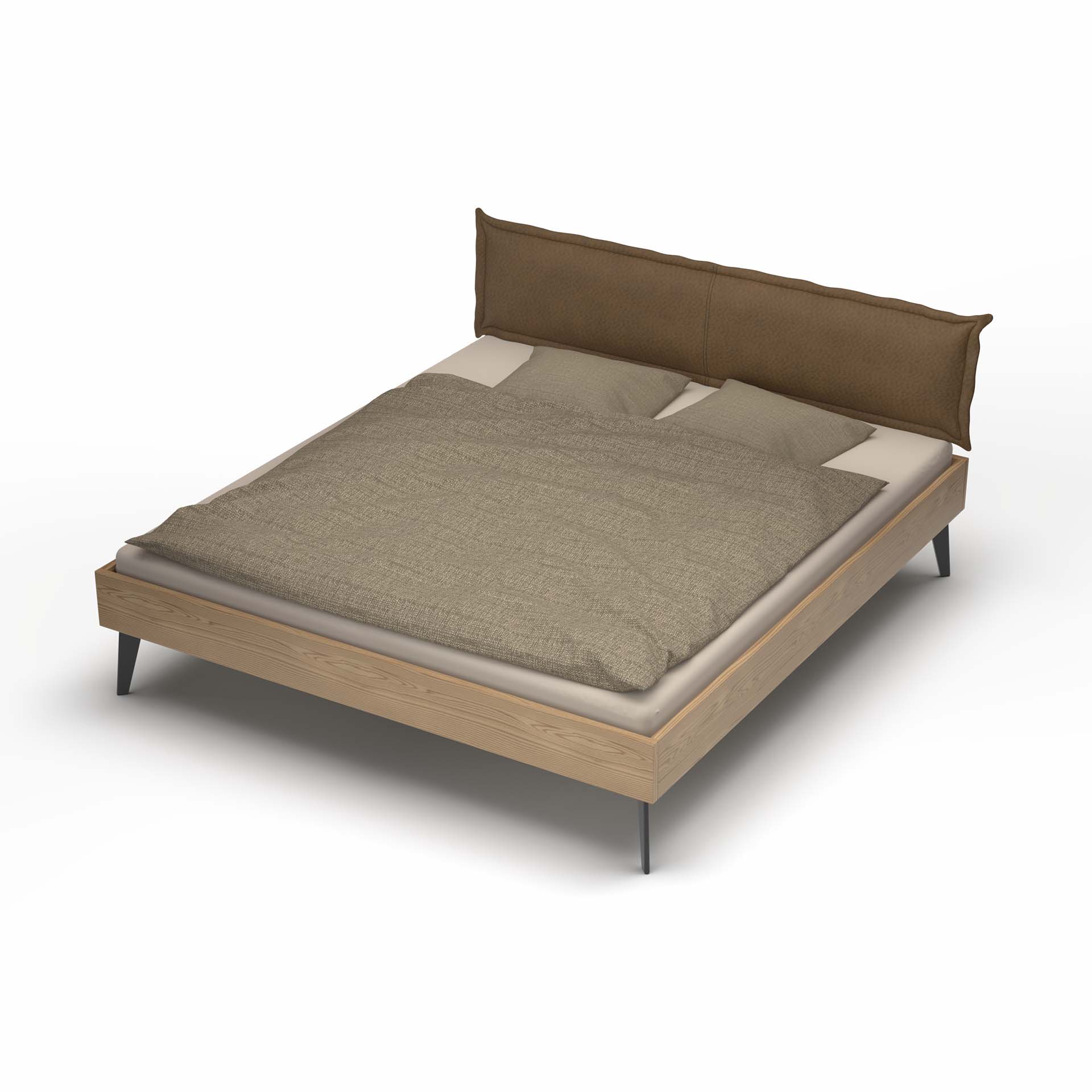 Madeera Lit en bois massif Ledra