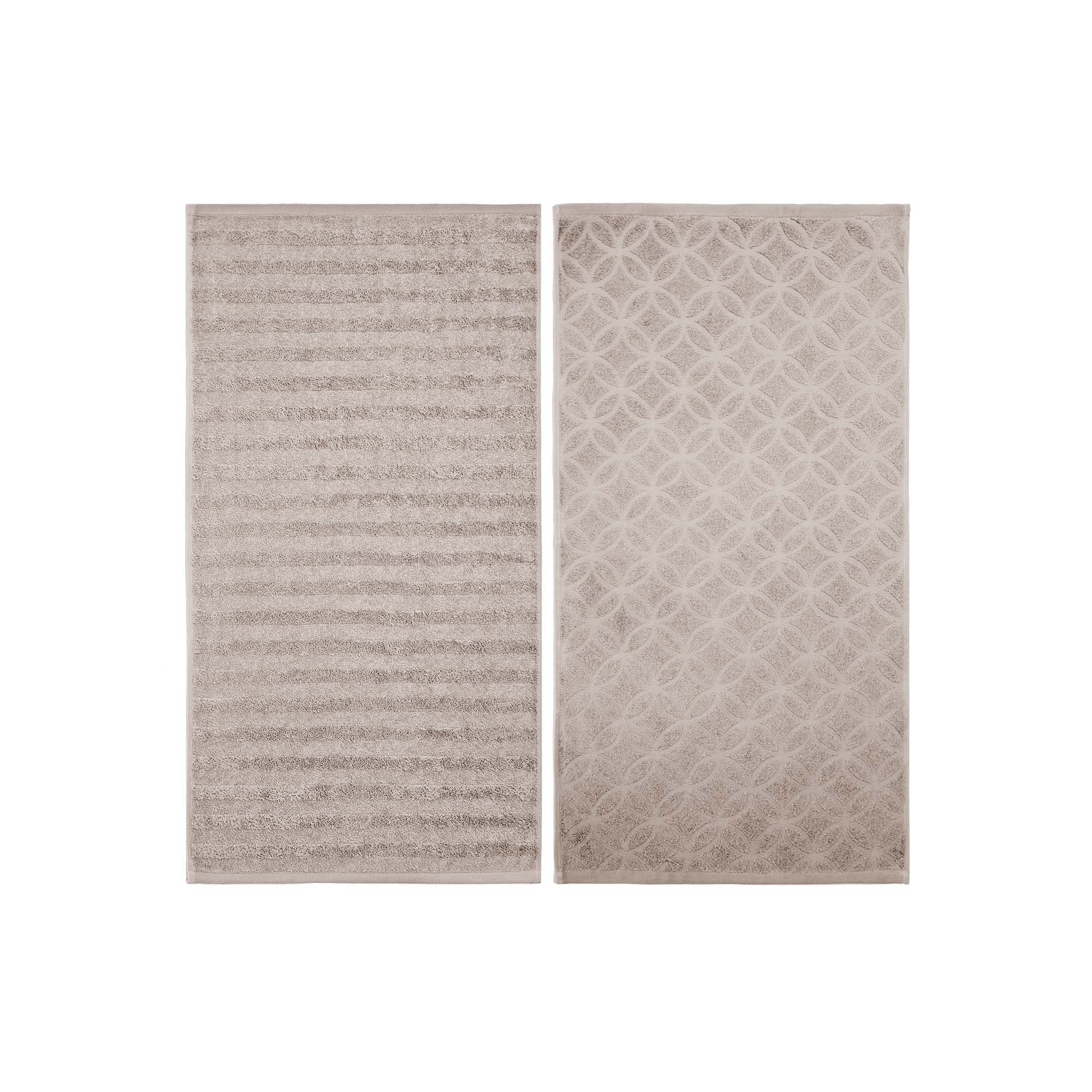 Frottéwäsche 2er Set Handtuch 50x90 cm - Ranura und Vibe