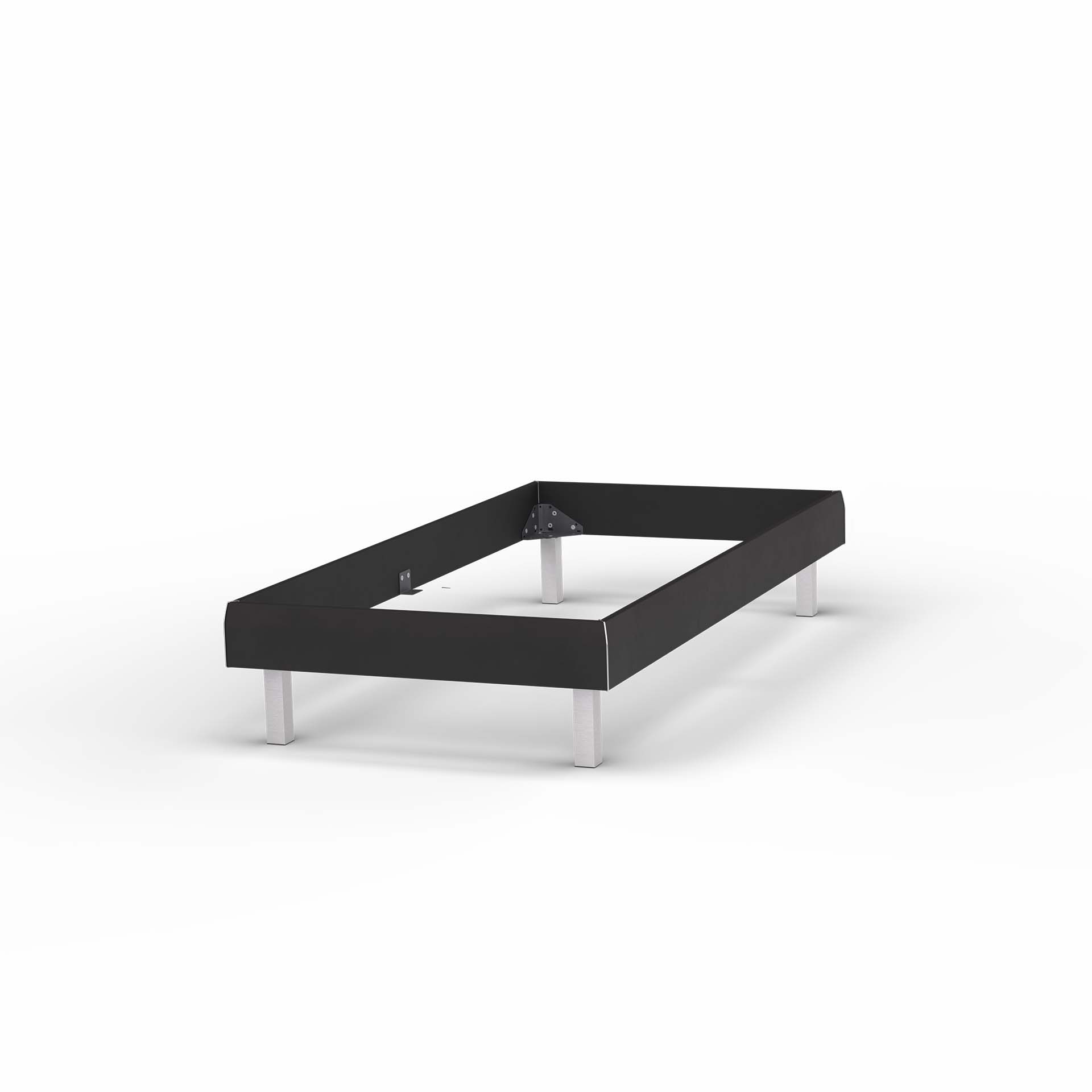 Melody bed frame black