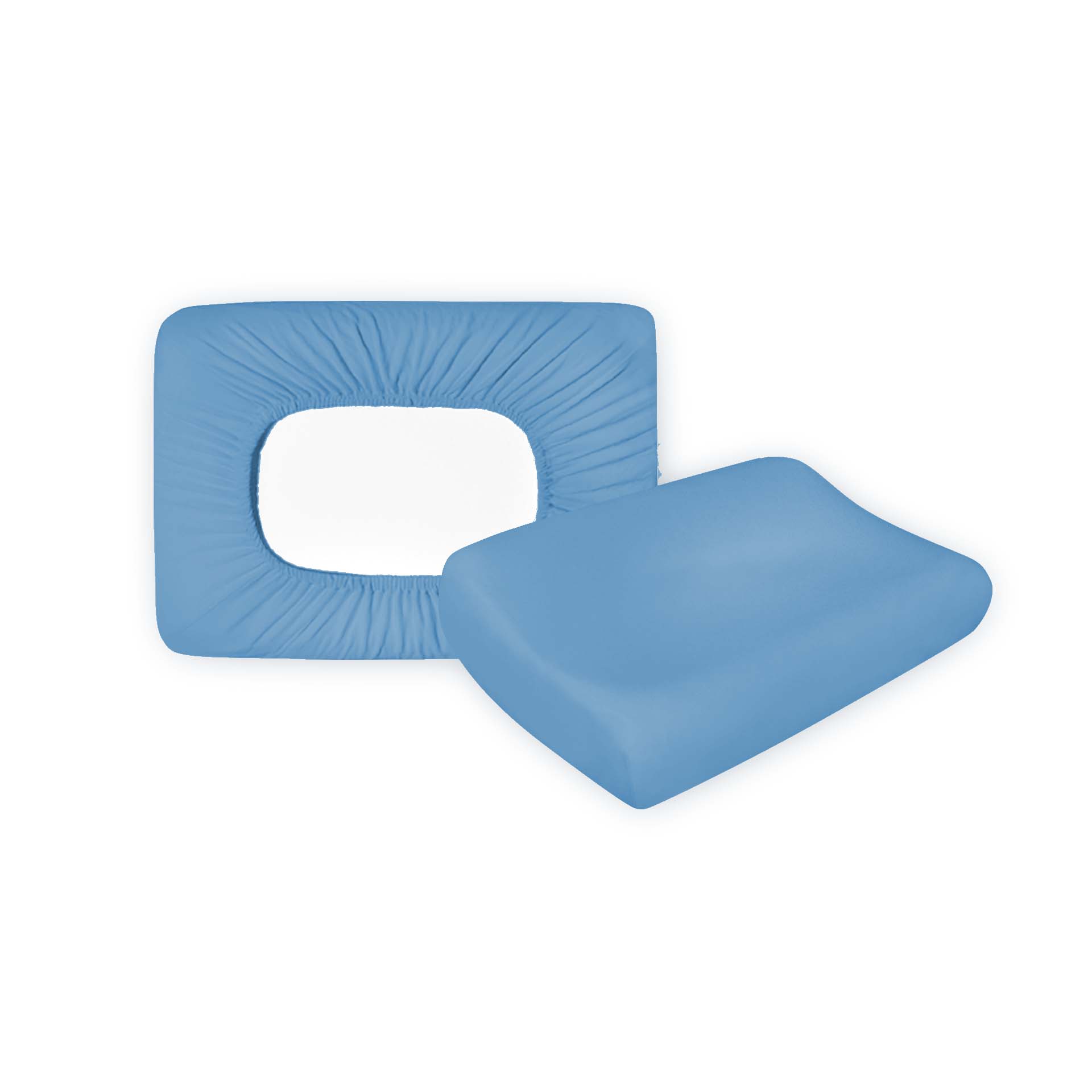 Housse en Jersey Lotus pour coussin visco,  abricot 25 50x30cm