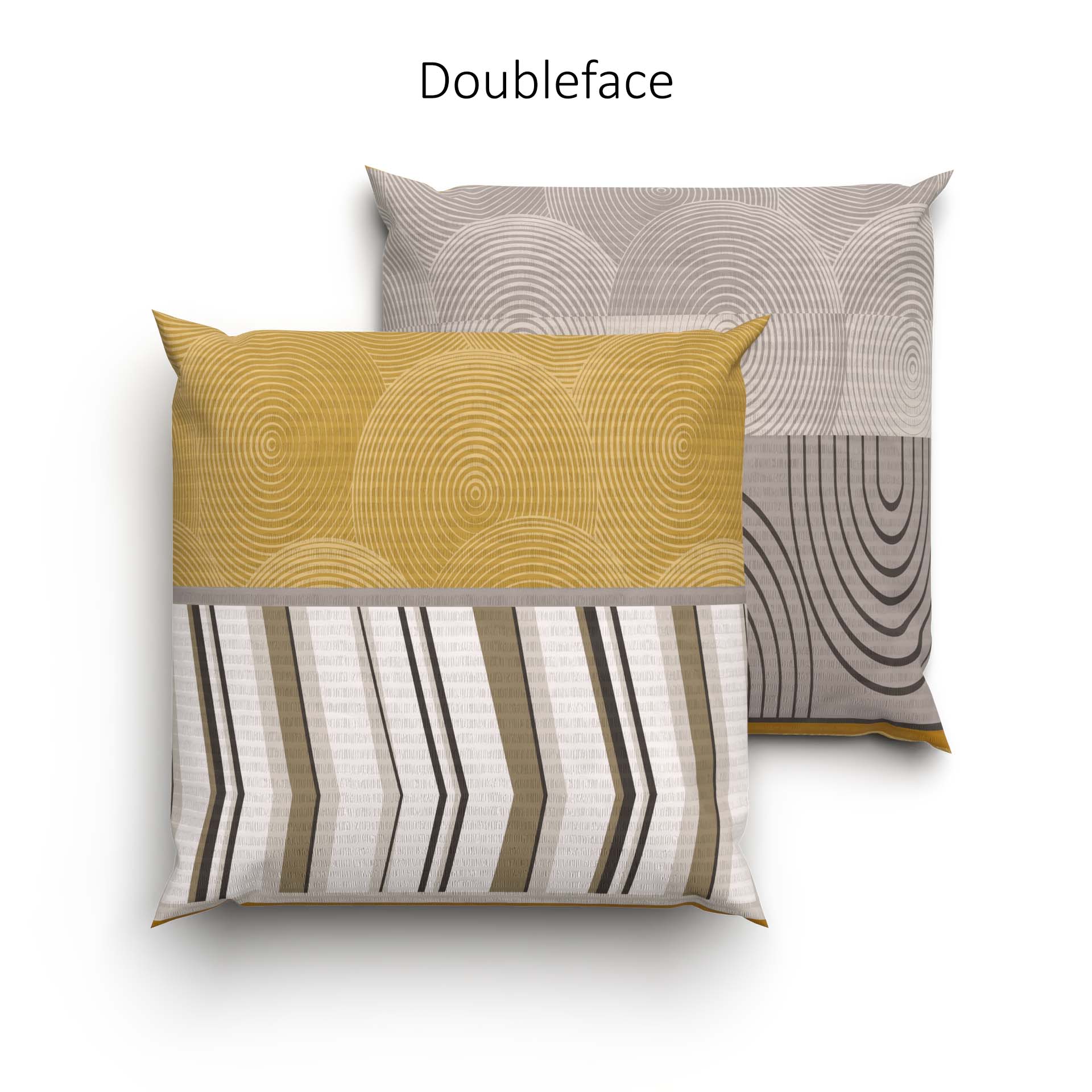 Lotus bed linen Seersucker Rainald yellow