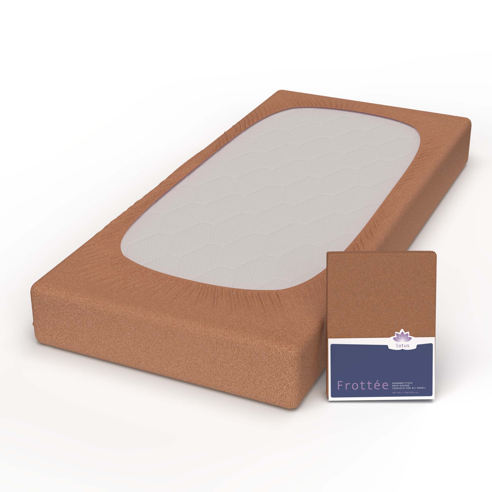 Lotus terry fitted sheet Comfort