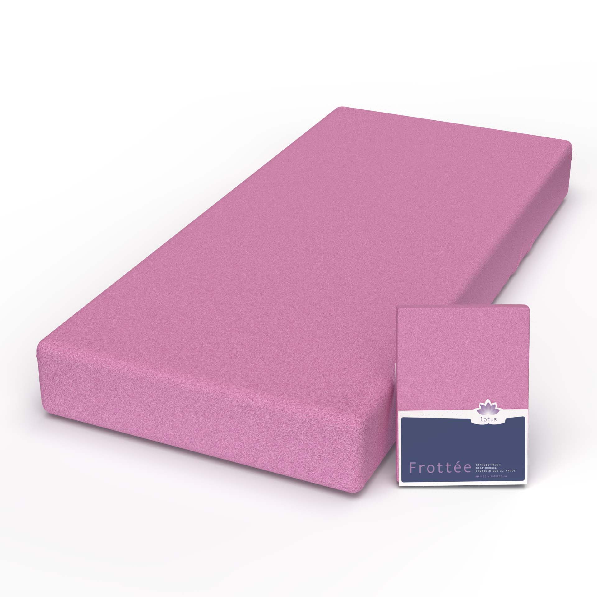 Lotus terry fitted sheet Comfort
