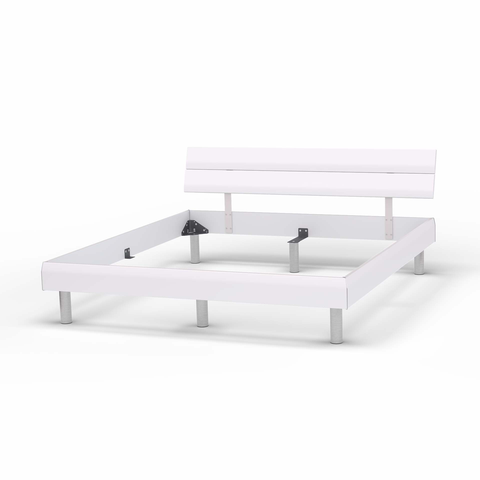 Melody bed frame white