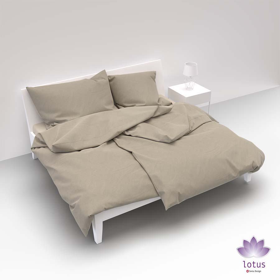 Lotus bed linen Satin uni