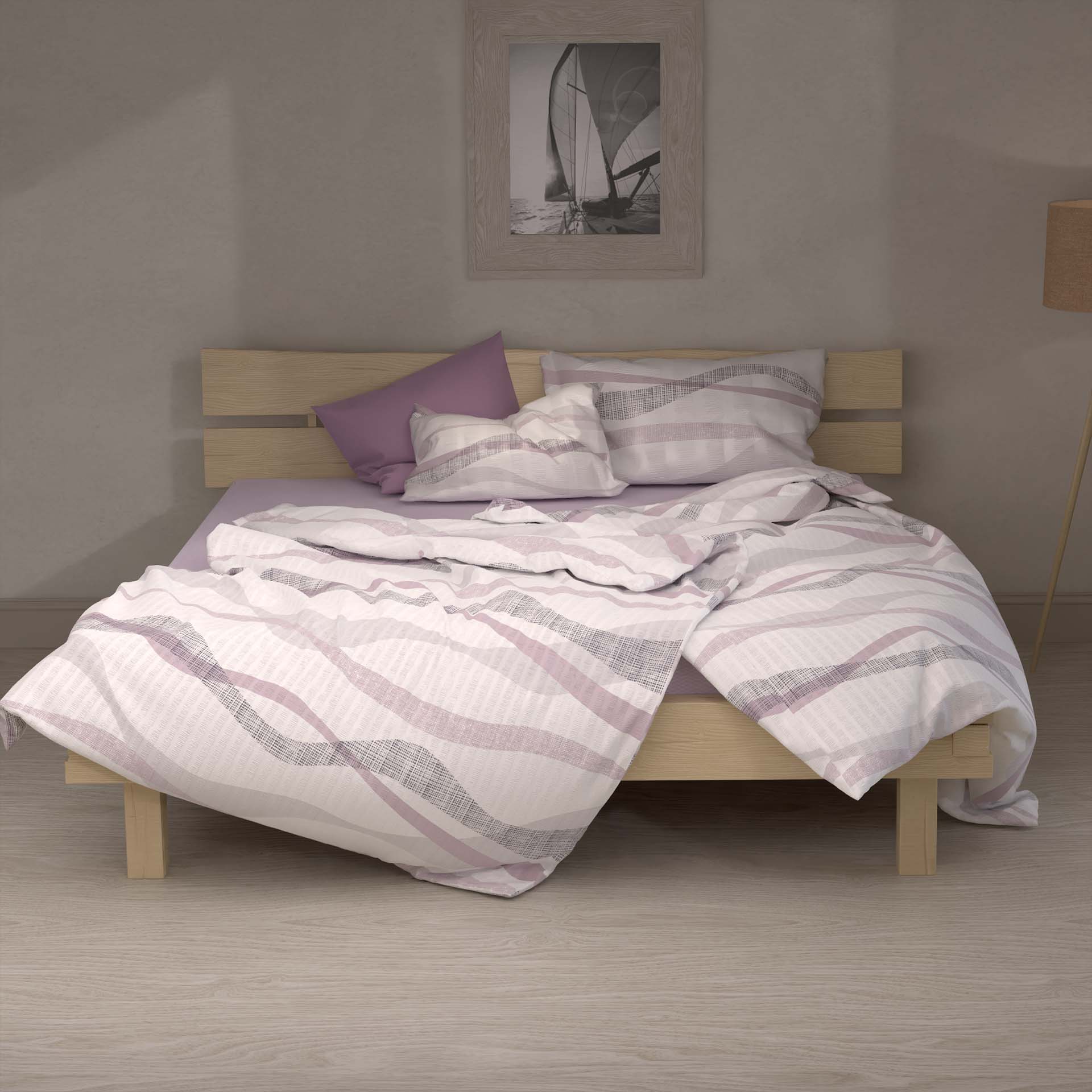 Lotus bed linen Seersucker Leonidas