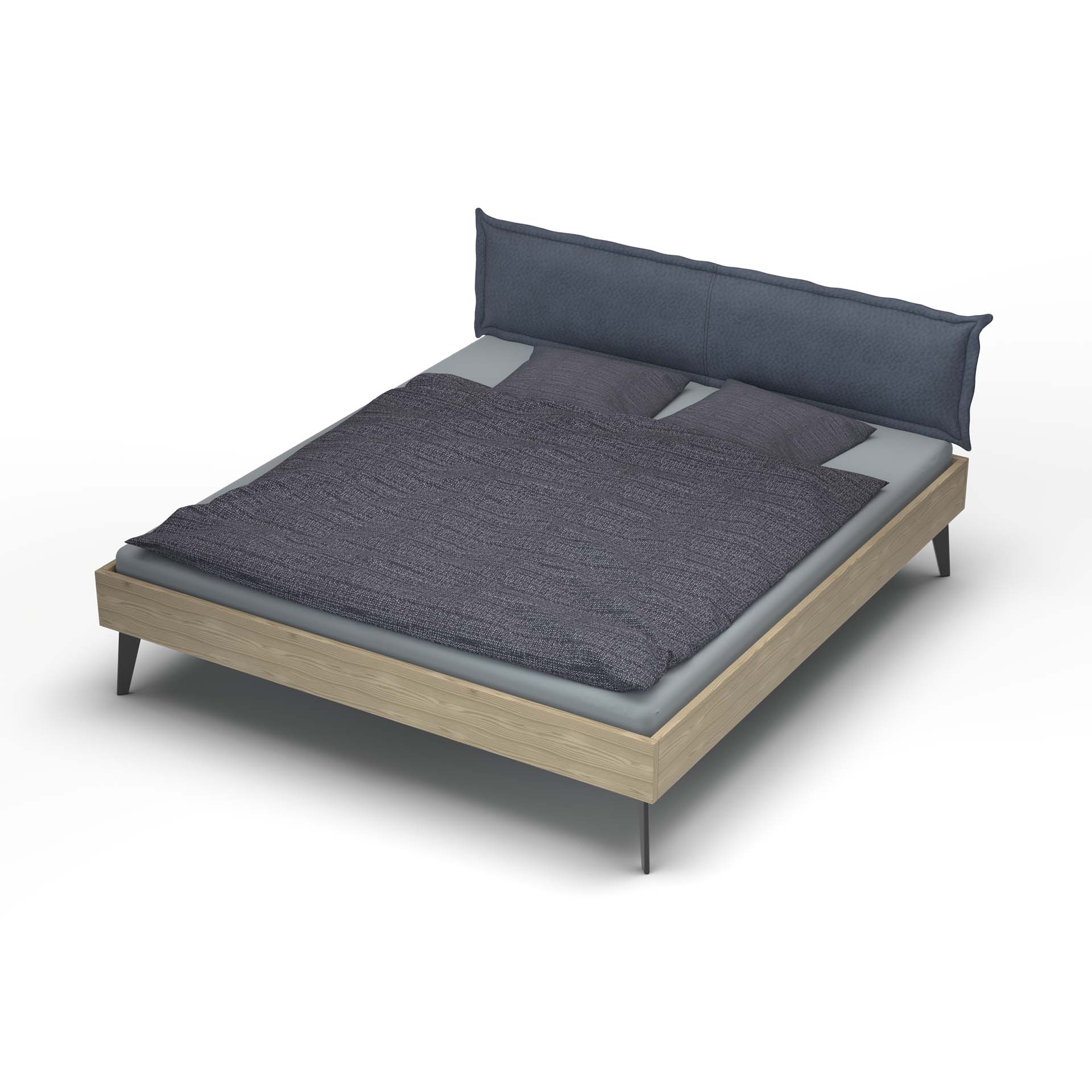 Madeera Lit en bois massif Ledra