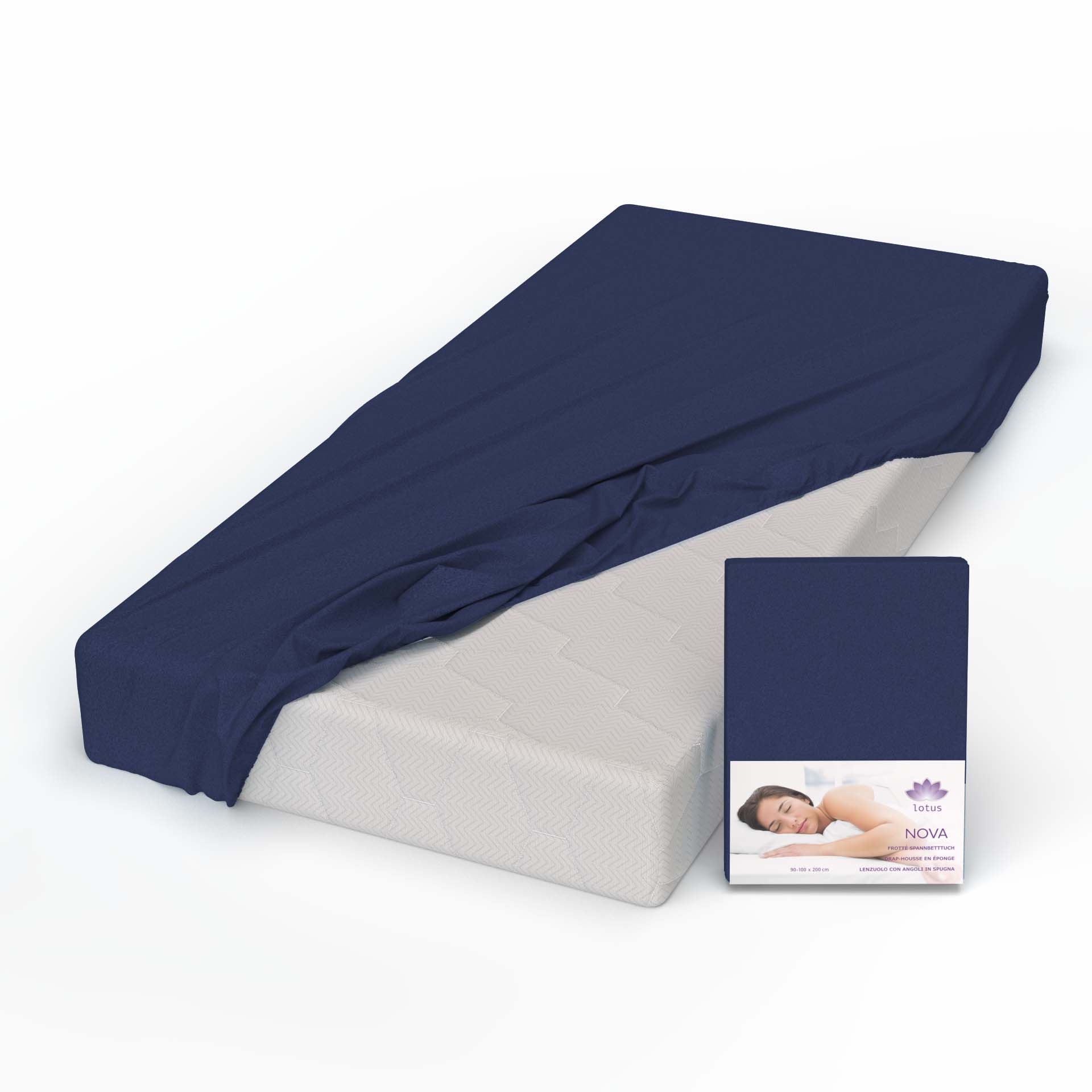 Lotus terry fitted sheet Nova