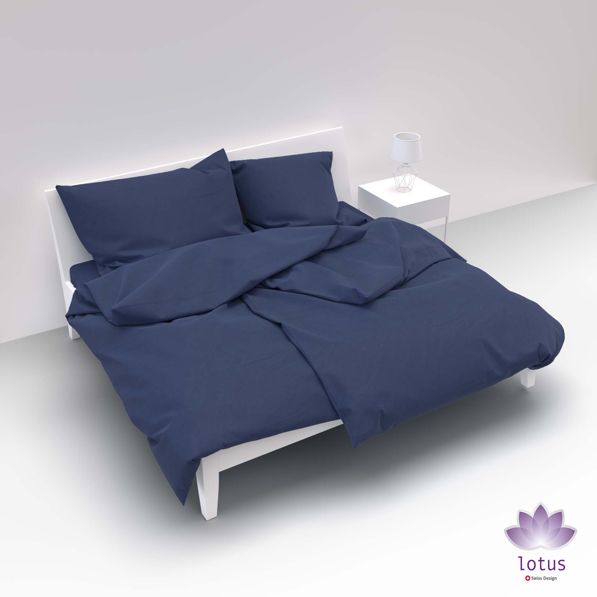 Lotus linge de lit satin uni