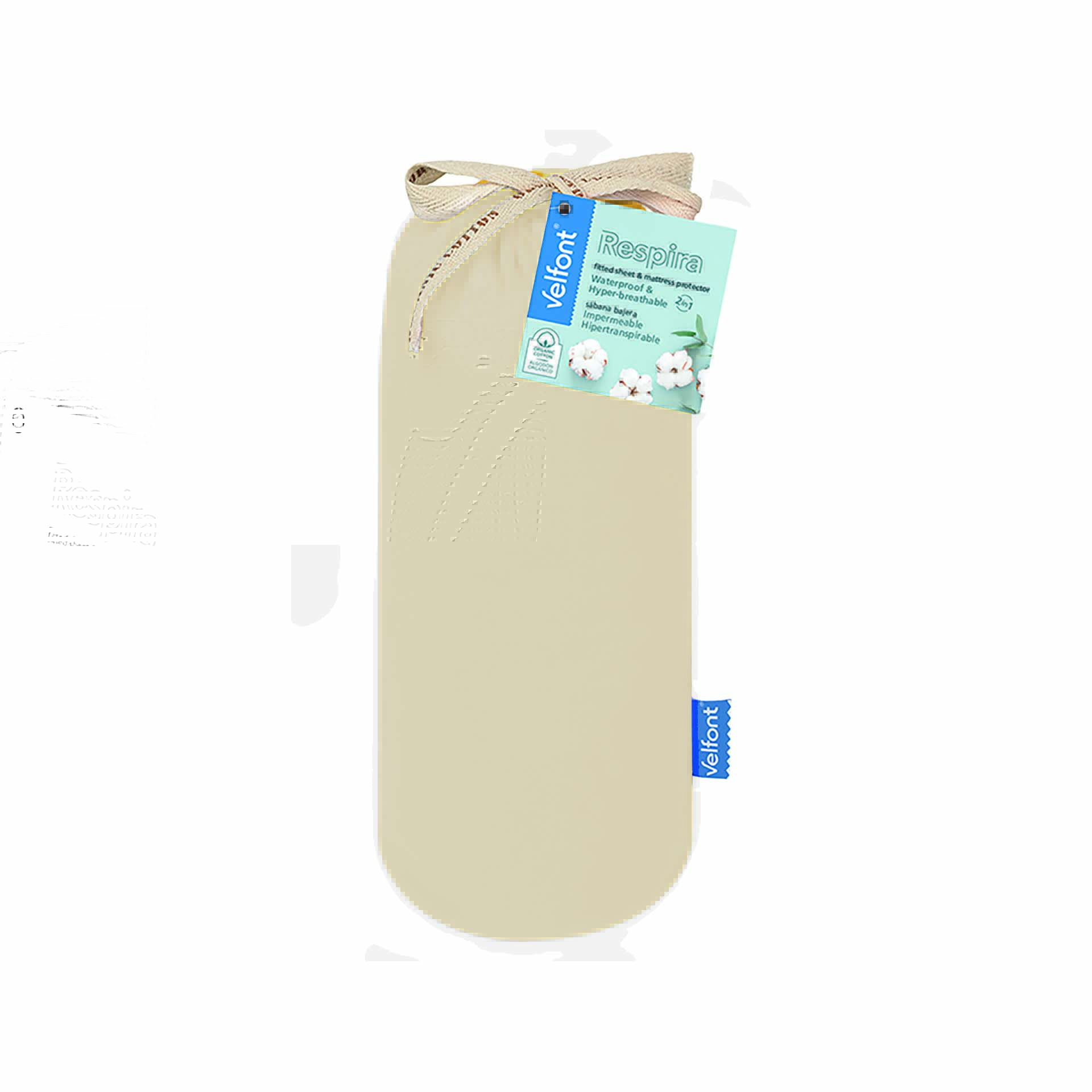 Velfont fitted sheet waterproof Respira