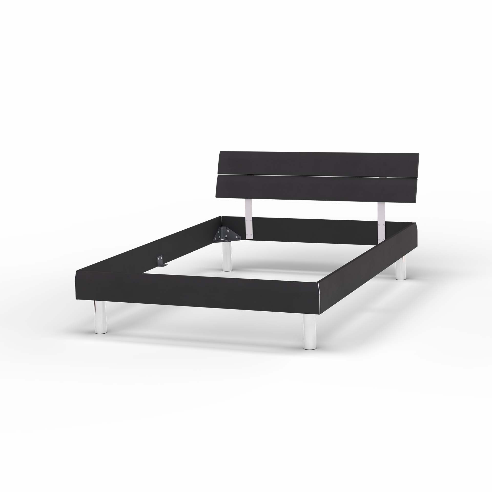 Melody bed frame black