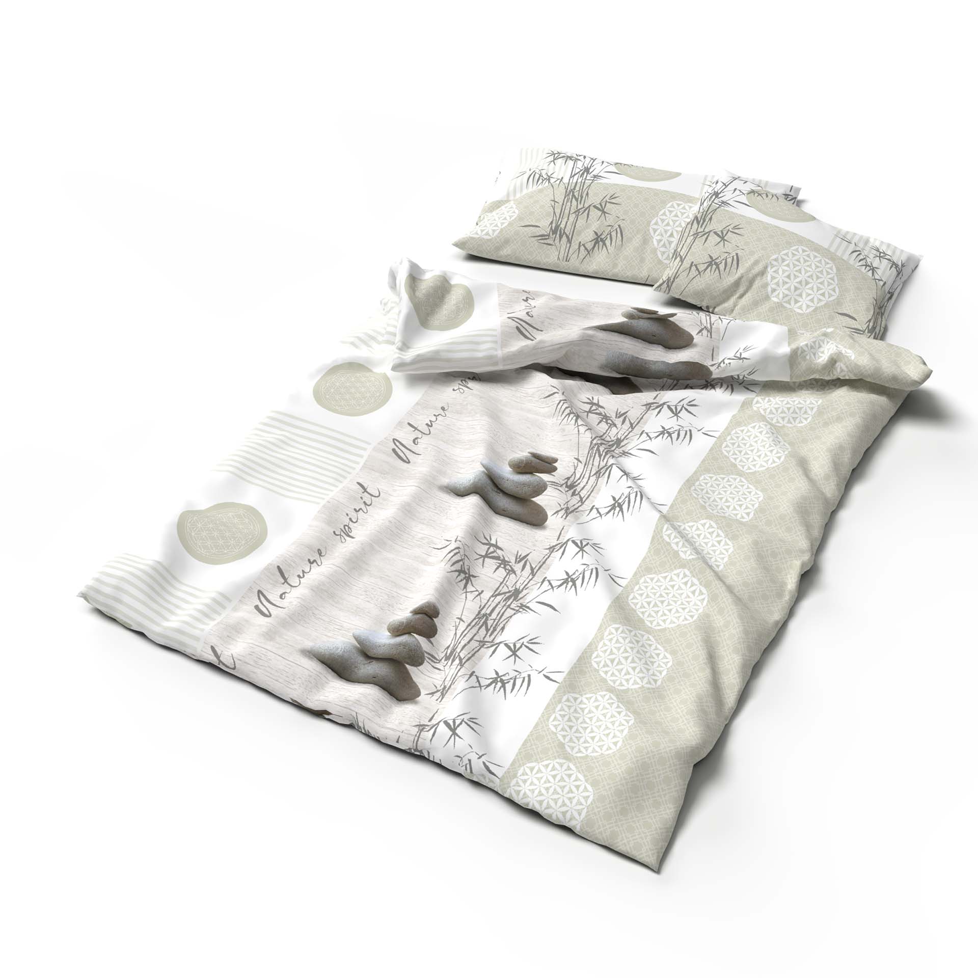 Lotus linge de lit bambou Nature spirit