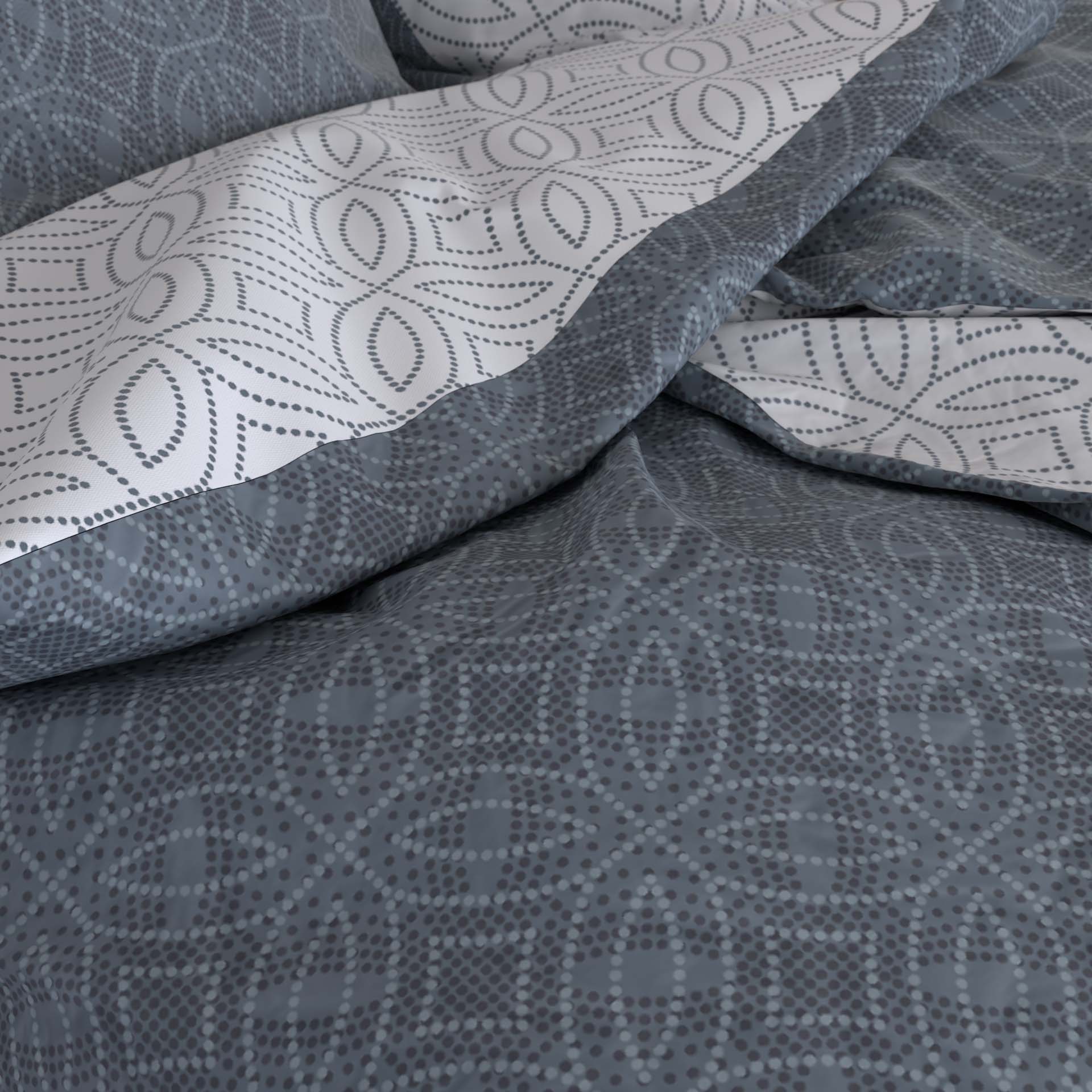 Lotus bed linen Satin Création Kilian