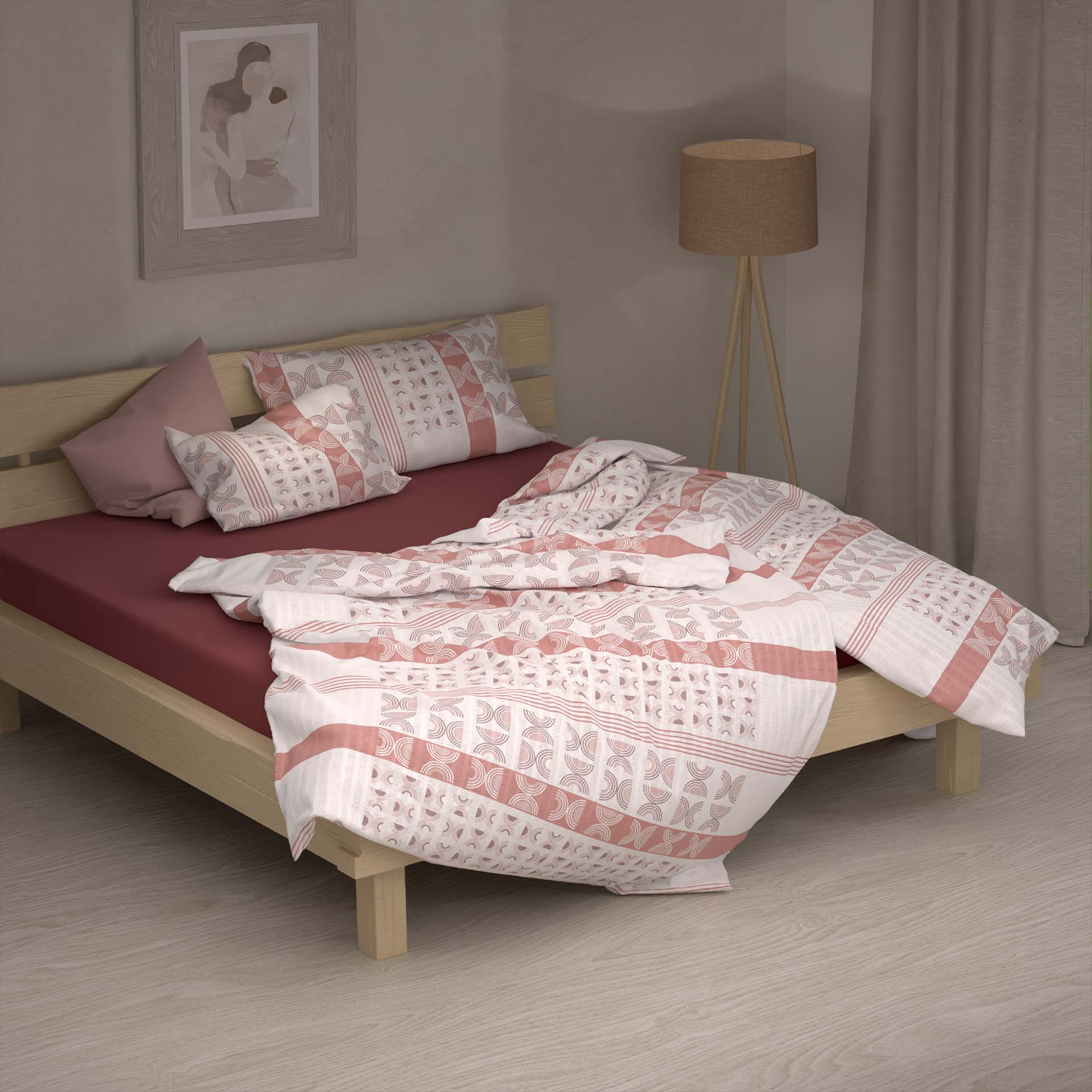 Lotus bed linen Seersucker Arthur