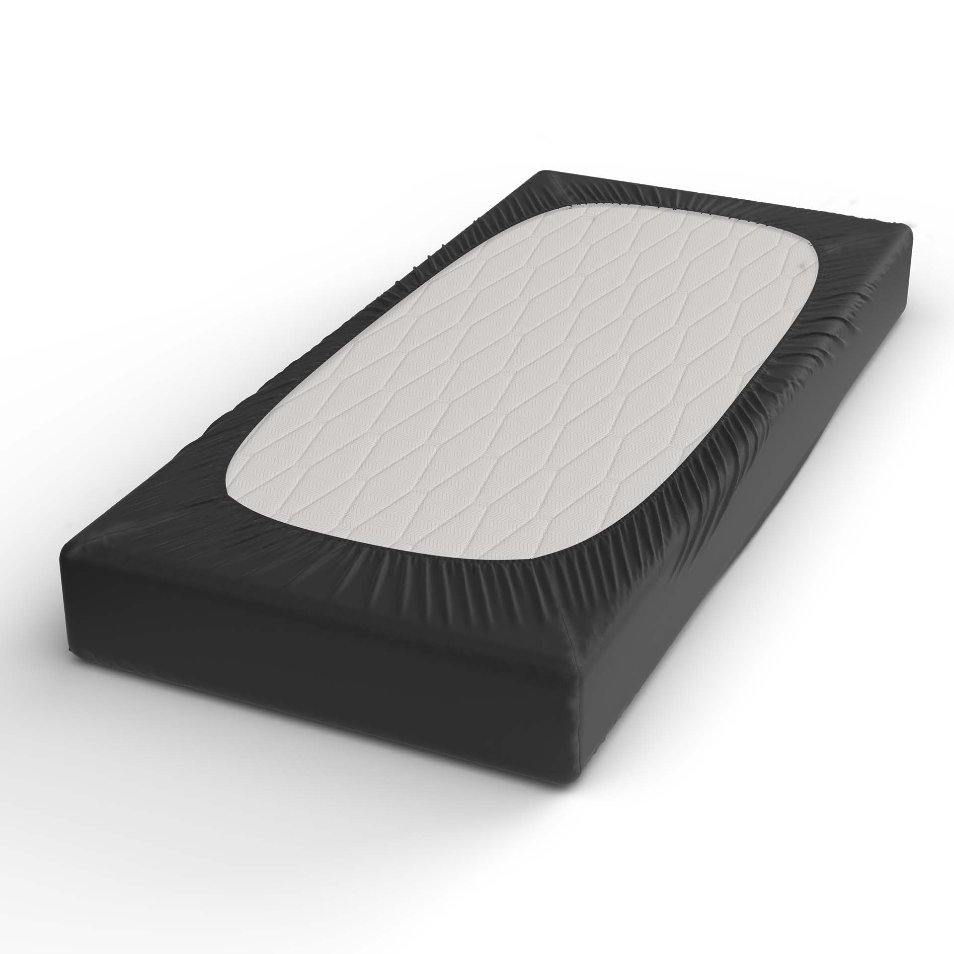 Lotus satin fitted sheet