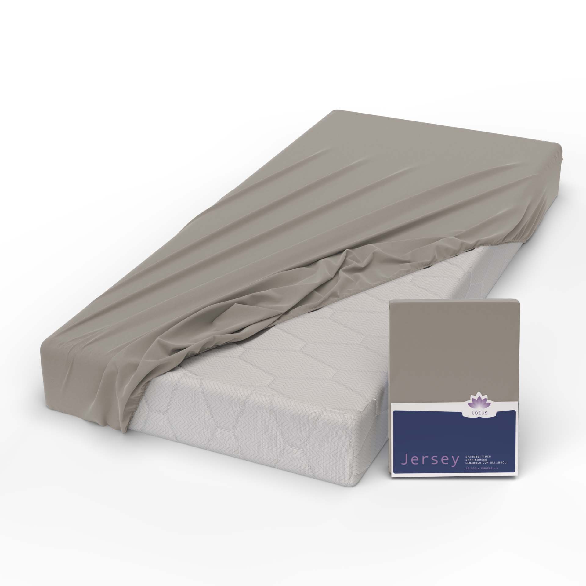 Lotus Jersey fitted sheet Comfort